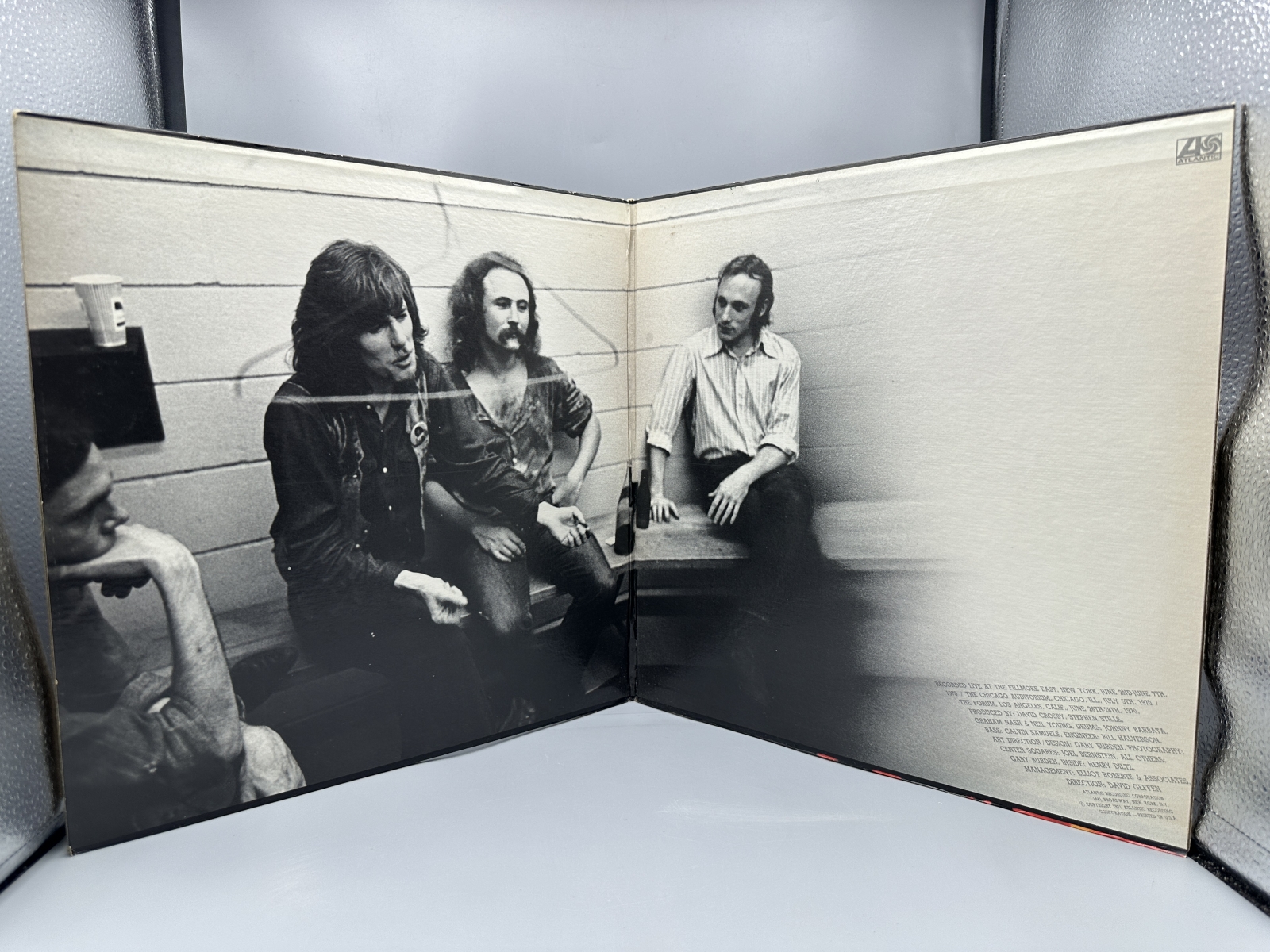 Two (2) LP Lot: Crosby, Stills, Nash & Young: 4 Way Street (1971), 2 LPs, gatefold; and The Buffalo Springfield: Retrospective (1969)