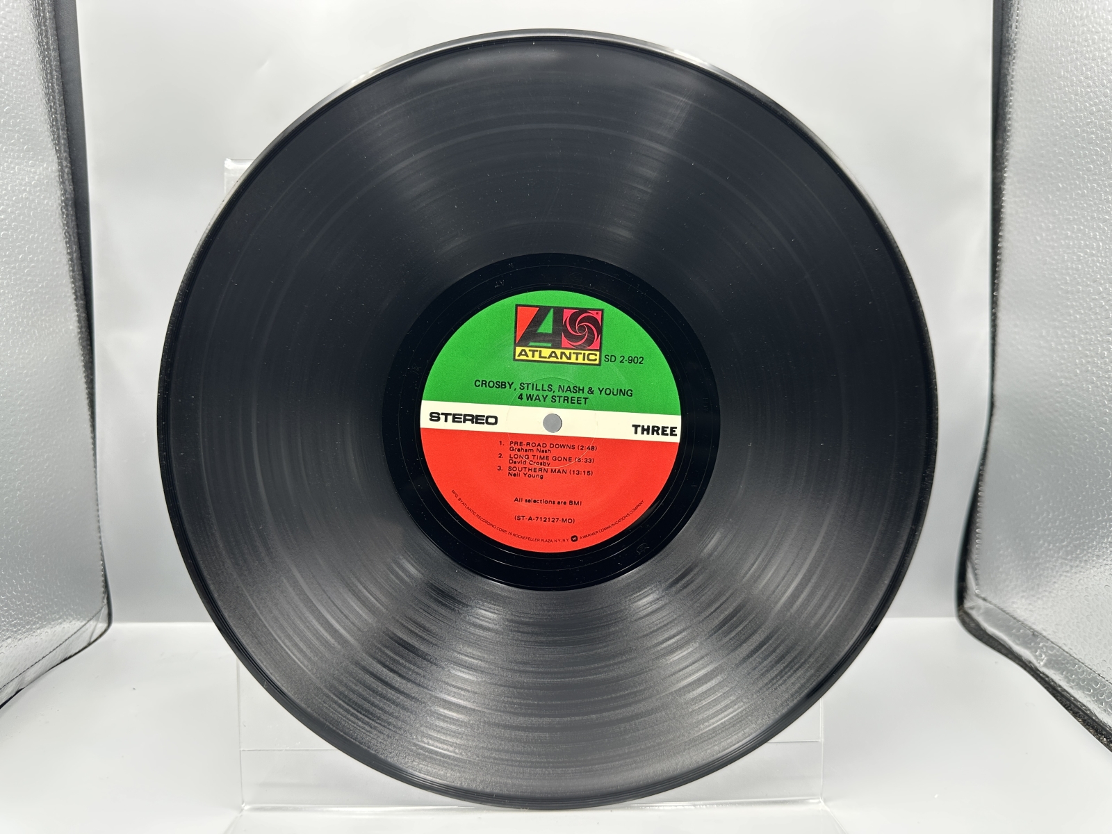 Two (2) LP Lot: Crosby, Stills, Nash & Young: 4 Way Street (1971), 2 LPs, gatefold; and The Buffalo Springfield: Retrospective (1969)