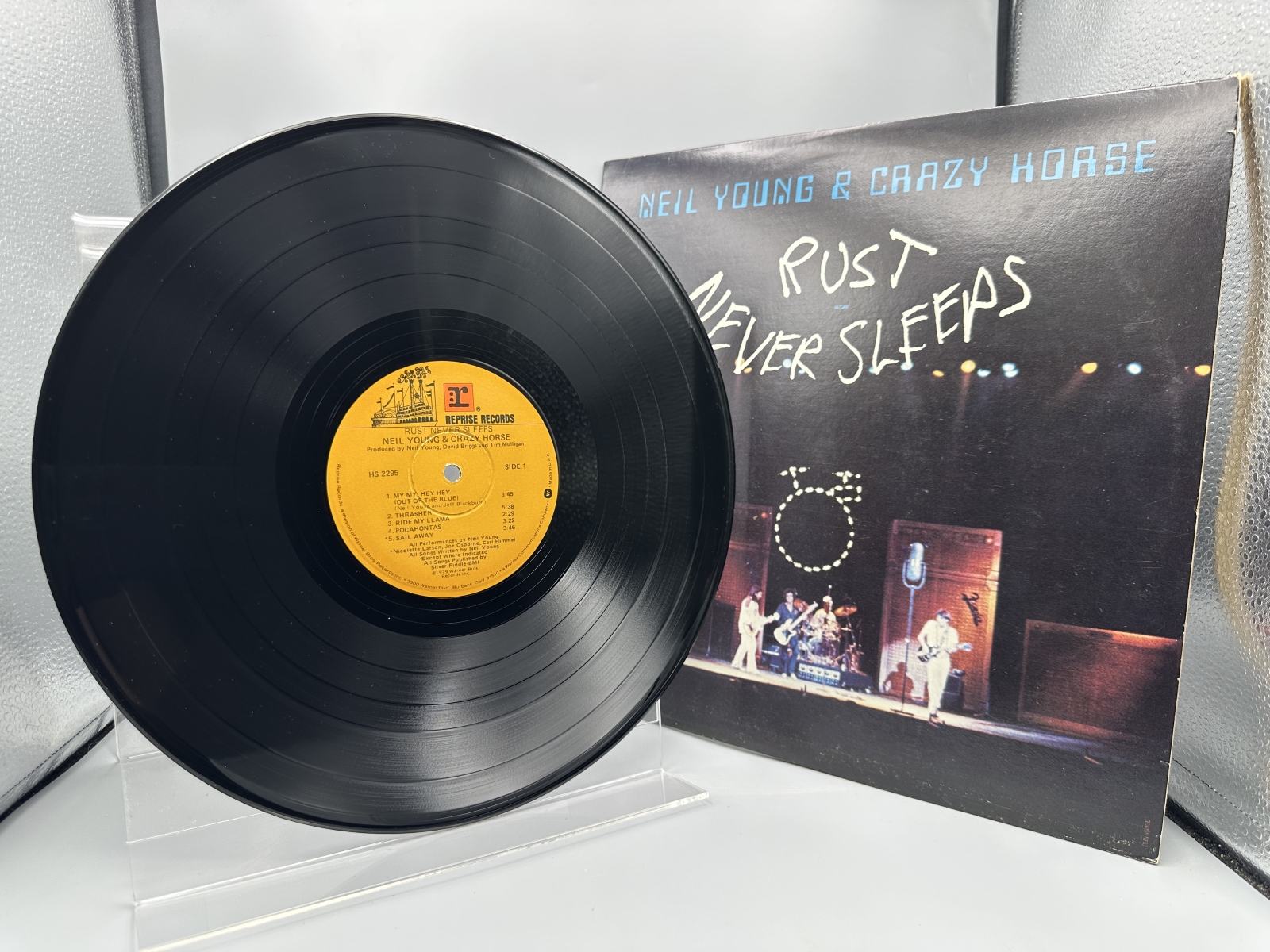 Neil Young & Crazy Horse: Rust Never Sleeps (1979), includes lyric insert