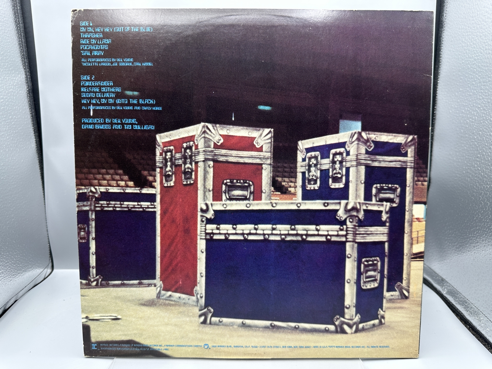 Neil Young & Crazy Horse: Rust Never Sleeps (1979), includes lyric insert