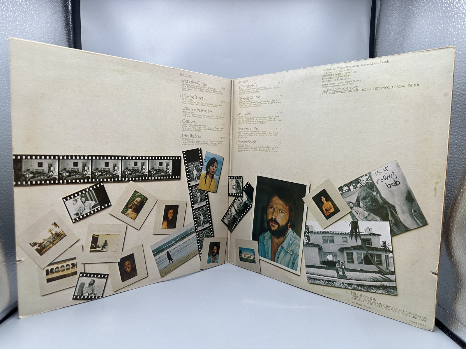 Eric Clapton (2 LP Lot): 461 Ocean Boulevard (1974), gatefold; and Backless (1978), gatefold