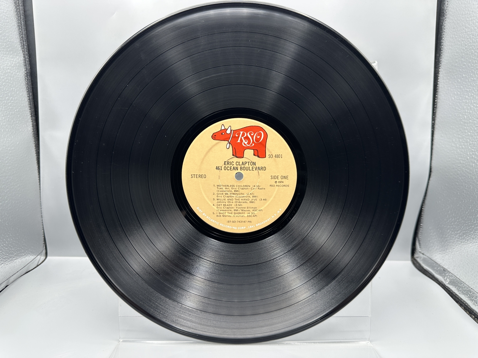 Eric Clapton (2 LP Lot): 461 Ocean Boulevard (1974), gatefold; and Backless (1978), gatefold