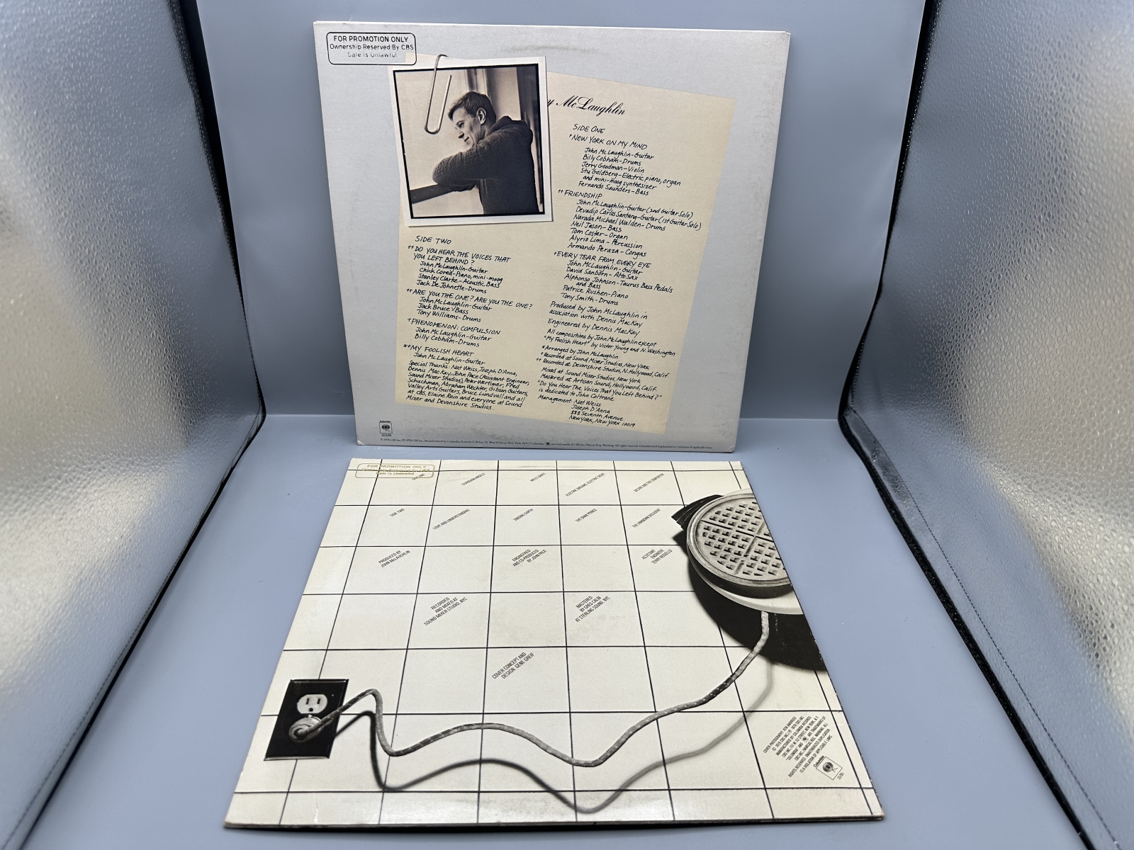 John McLaughlin (2 LP Lot): Johnny McLaughlin - Electric Guitarist (1978), gatefold; and John McLaughlin With The One Truth Band/Electric Dr