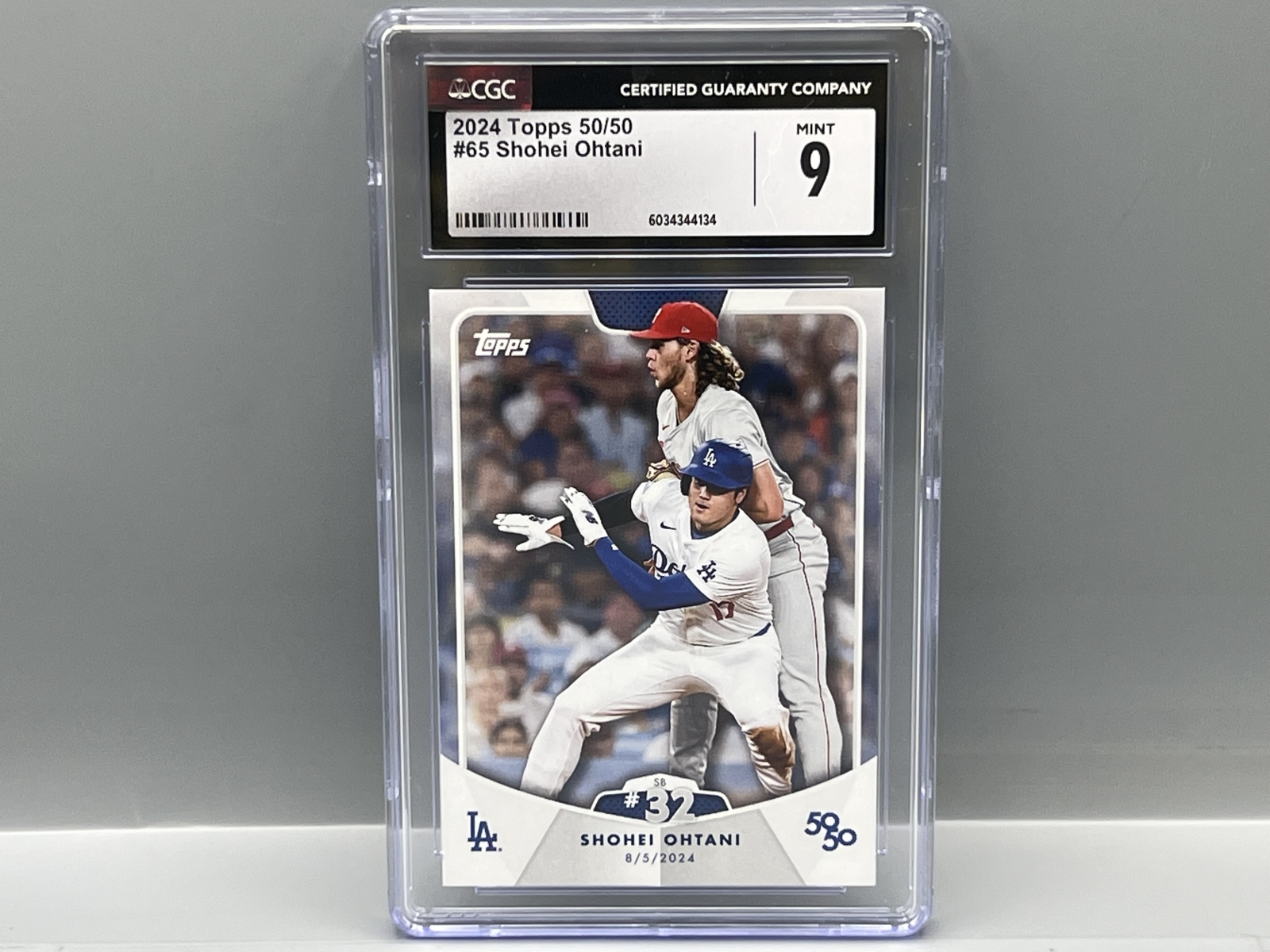 2024 Topps 50/50 Shohei Ohtani #65 CGC Mint 9