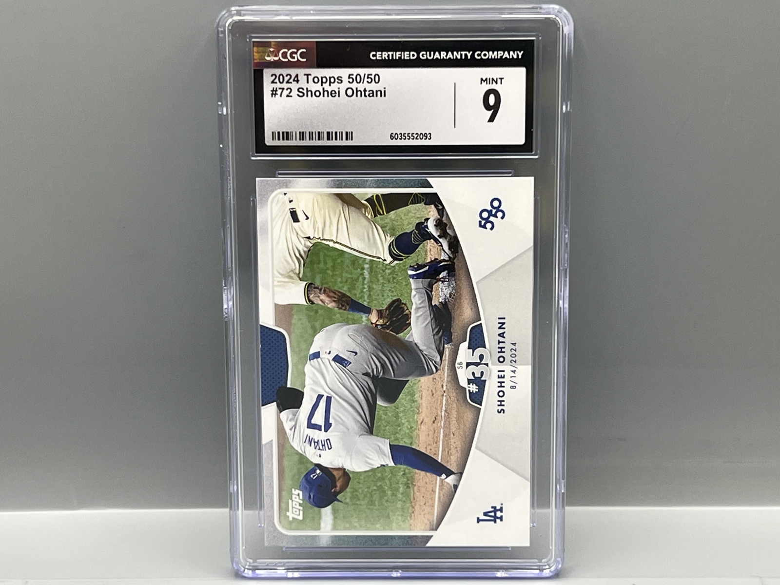 2024 Topps 50/50 Shohei Ohtani #72 CGC Mint 9