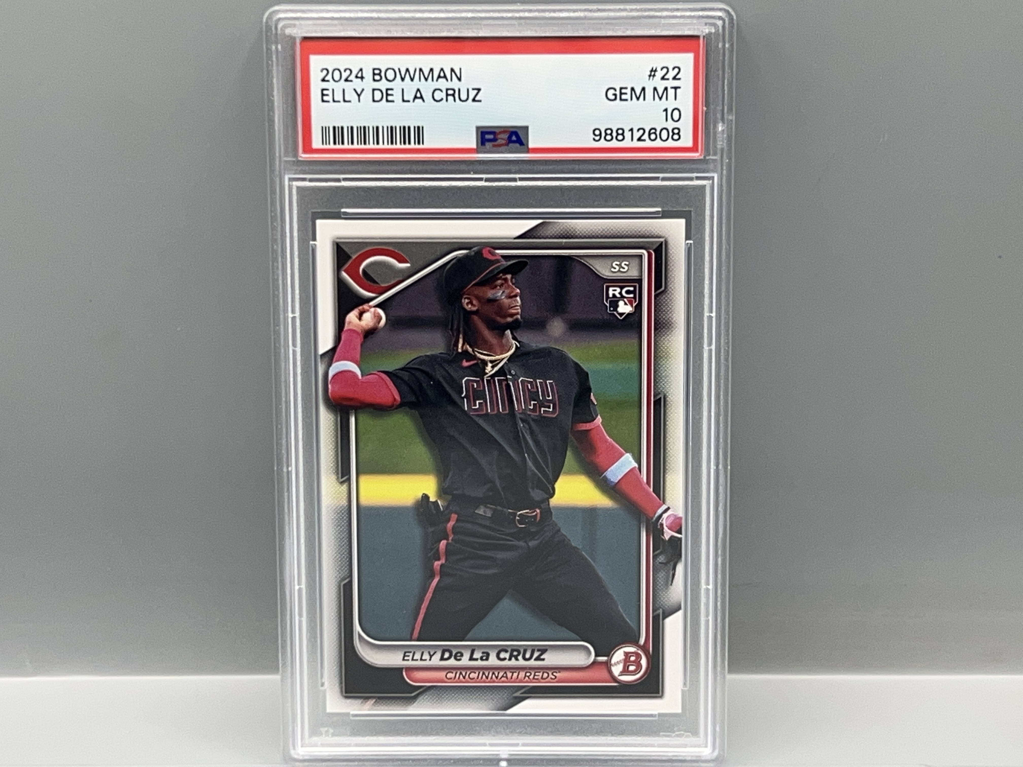 2024 Bowman Elly De La Cruz RC #22 PSA Gem Mint 10