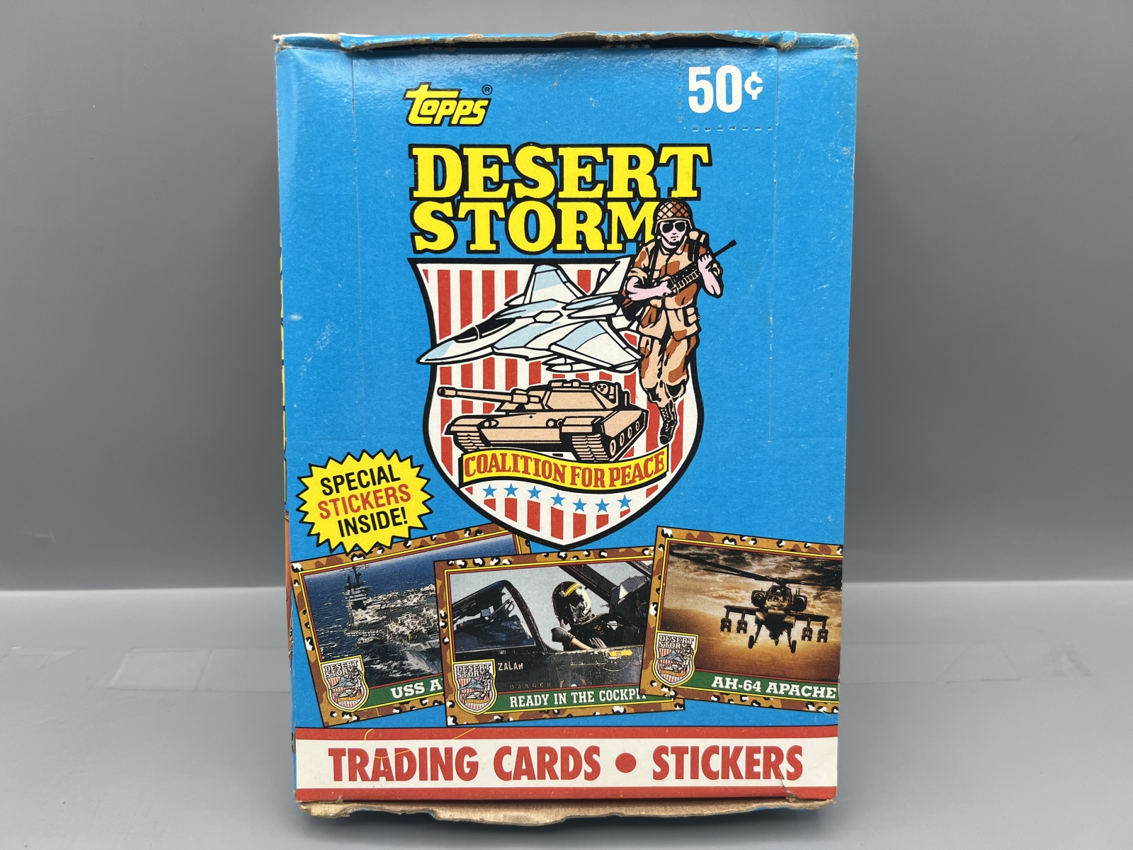 1991 Topps Desert Storm Wax Box