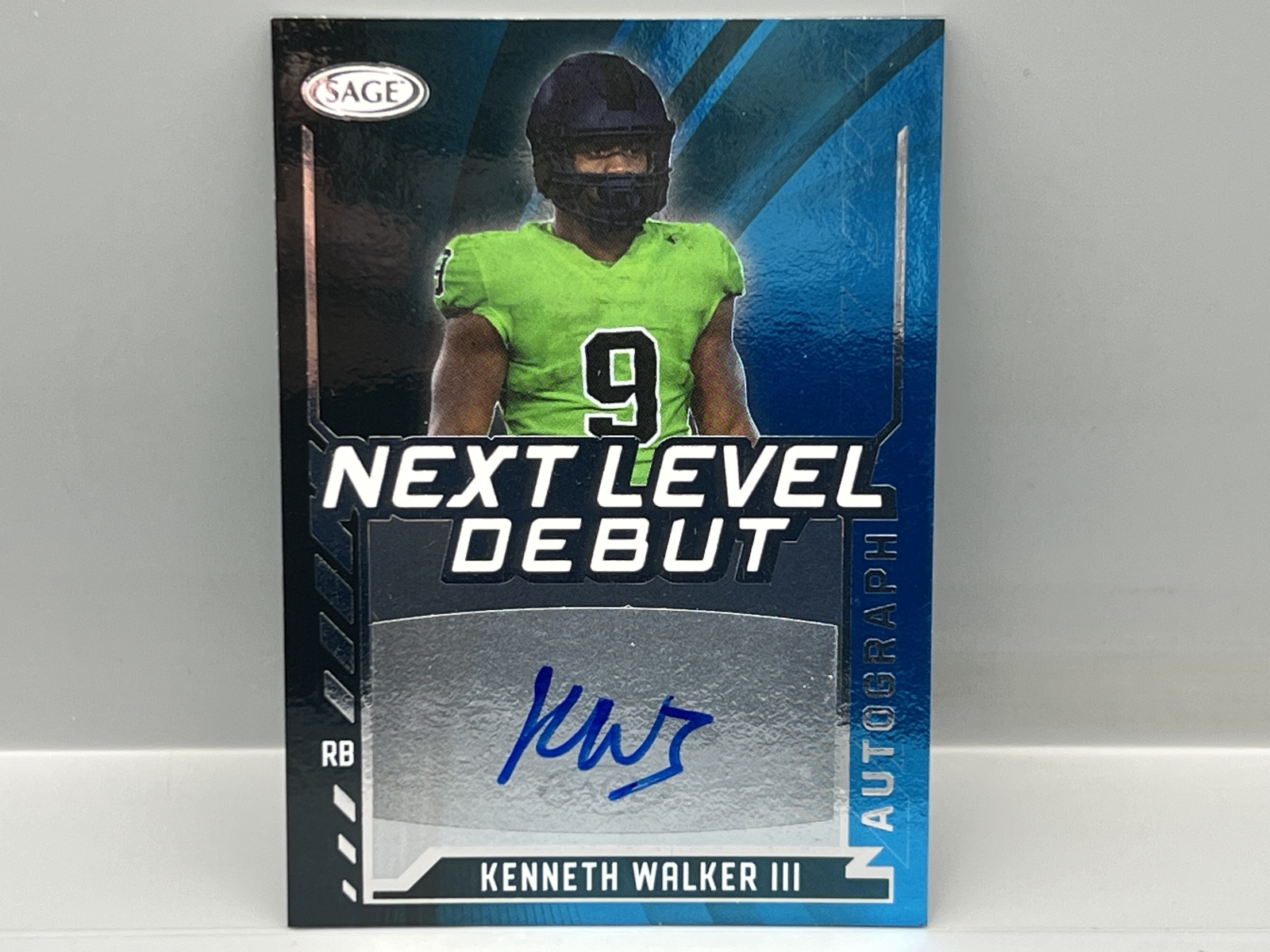 2022 Sage Kenneth Walker III Next Level Debut RC Auto