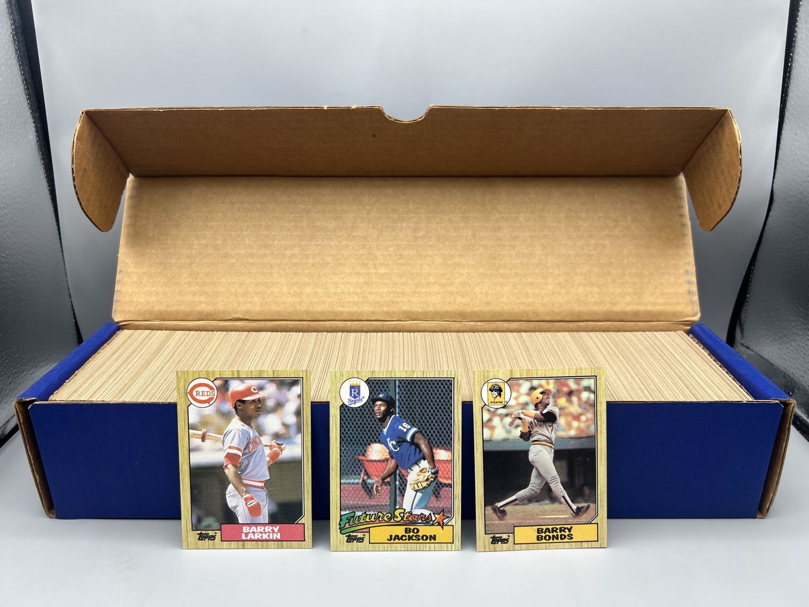 1987 Topps Baseball Complete Set W/ Barry Larkin RC, Bo Jackson RC, & Barry Bonds RC