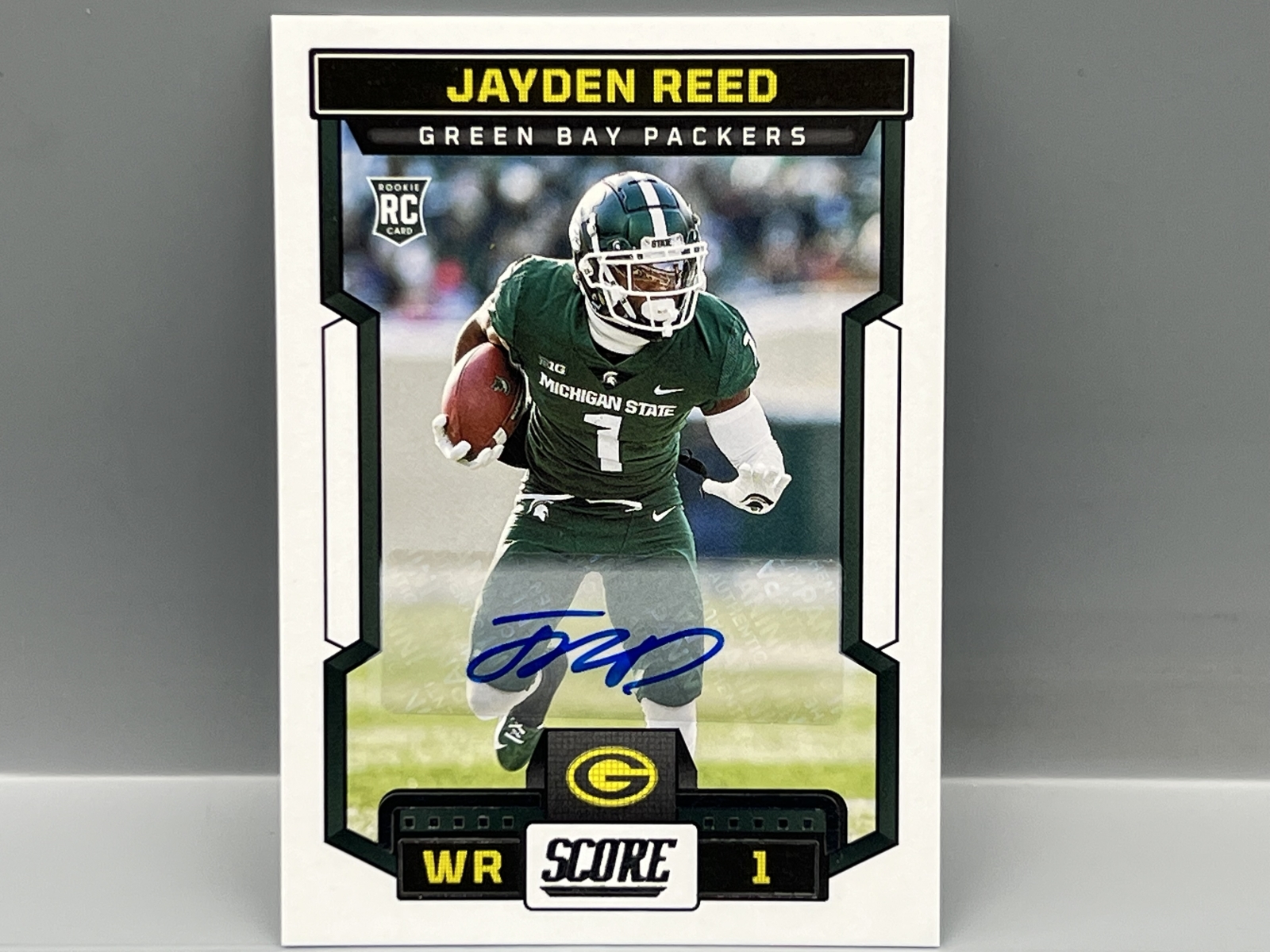 2023 Panini Score Jayden Reed RC Auto #363