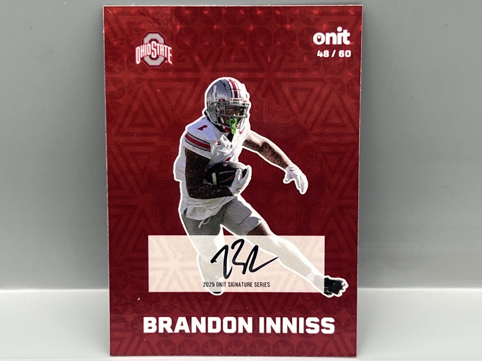 2025 Onit Ohio State NIL Brandon Inniss Prospect/RC Auto #/60