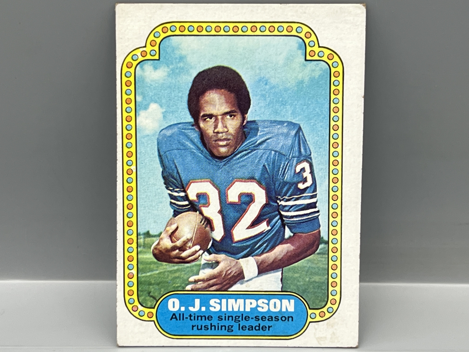 1974 Topps OJ Simpson Record Breaker #1