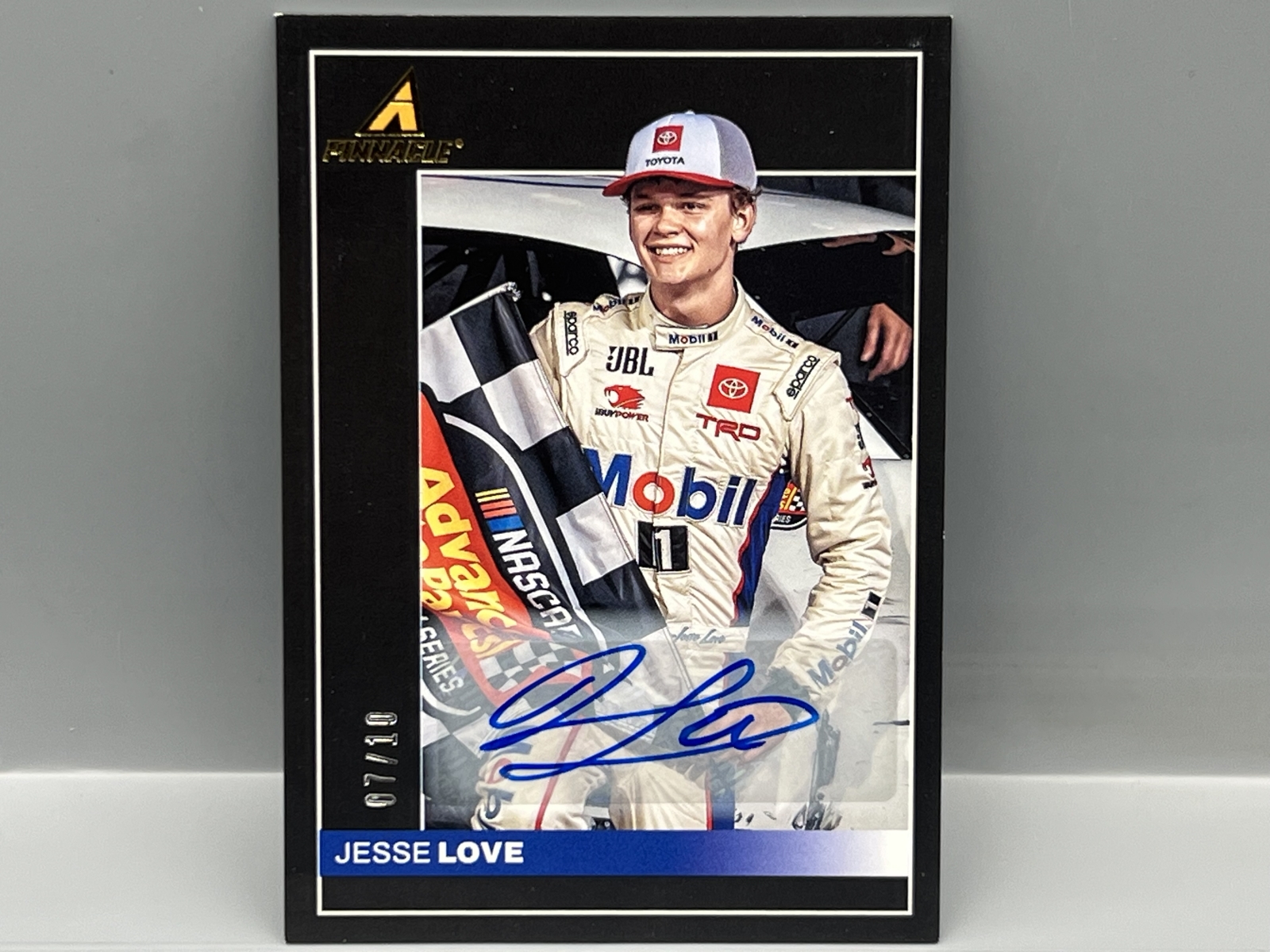 2022 Panini Chronicles Pinnacle Racing Jesse Love Auto #/10
