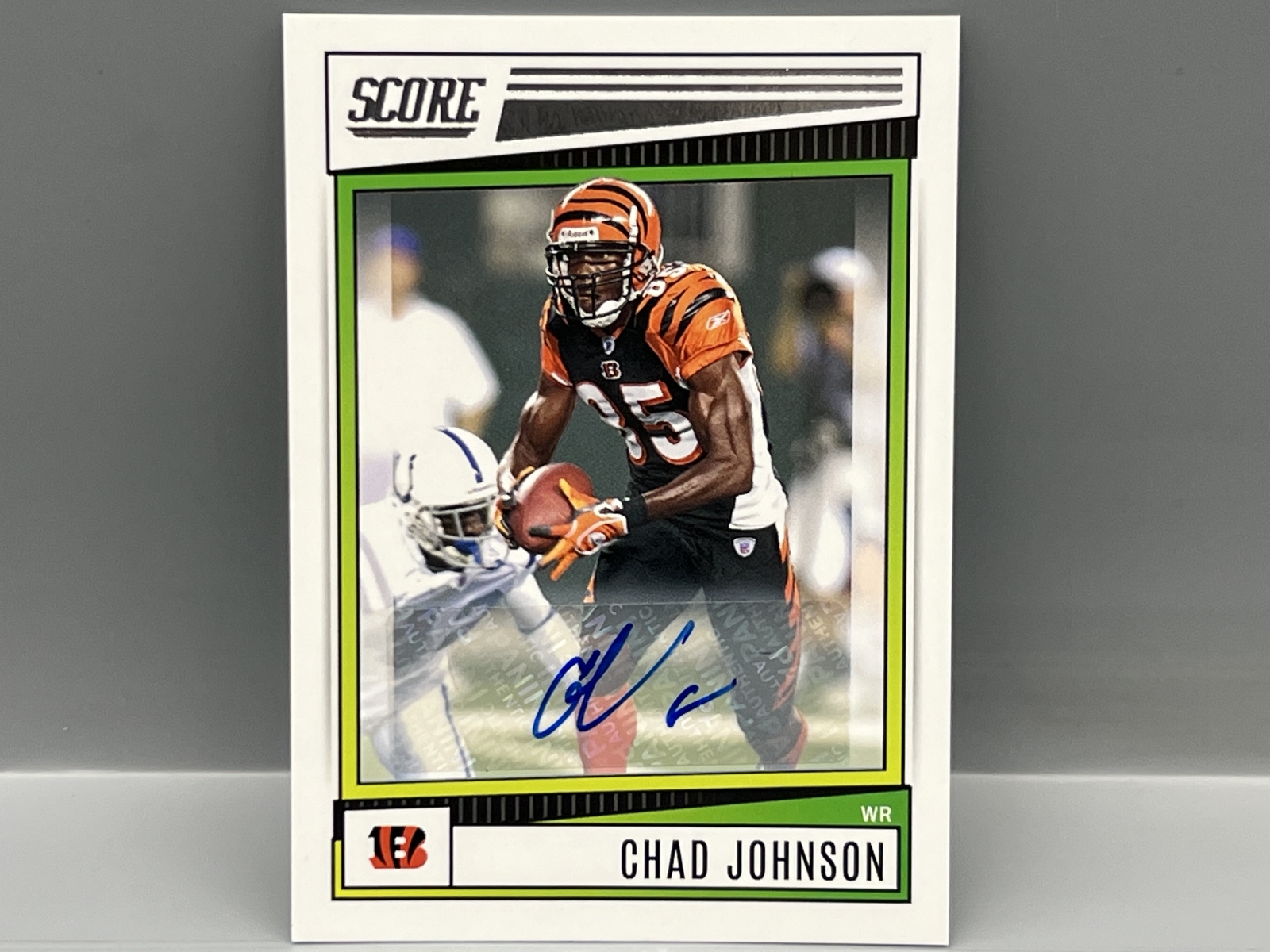 2022 Panini Score Chad Johnson Auto #198 - Ochocinco