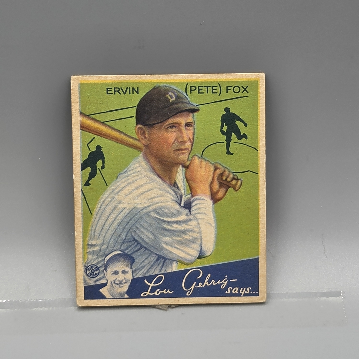 1934 Goudey Pete Fox #70