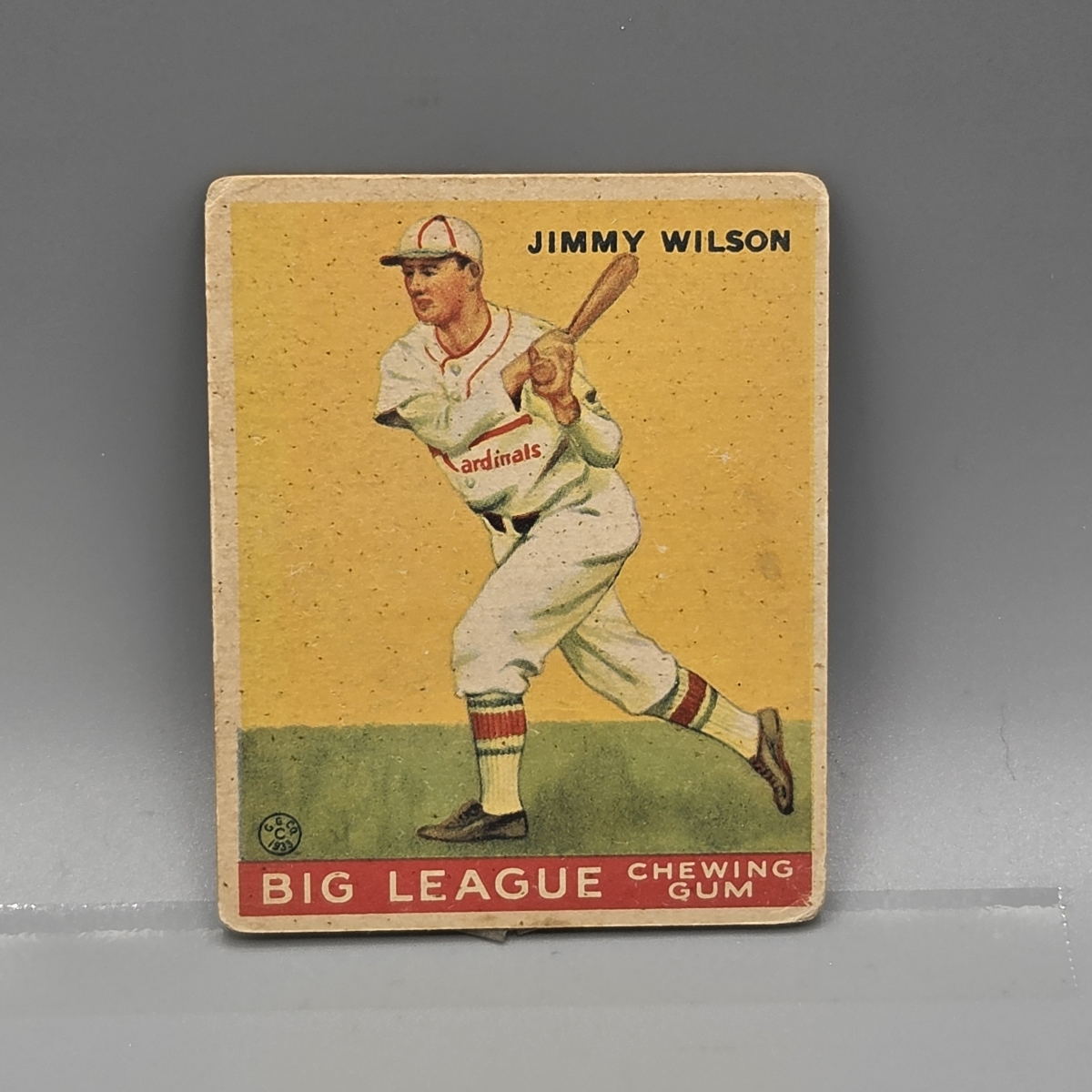 1933 Goudey Jimmy Wilson #37 - Tougher Low Number