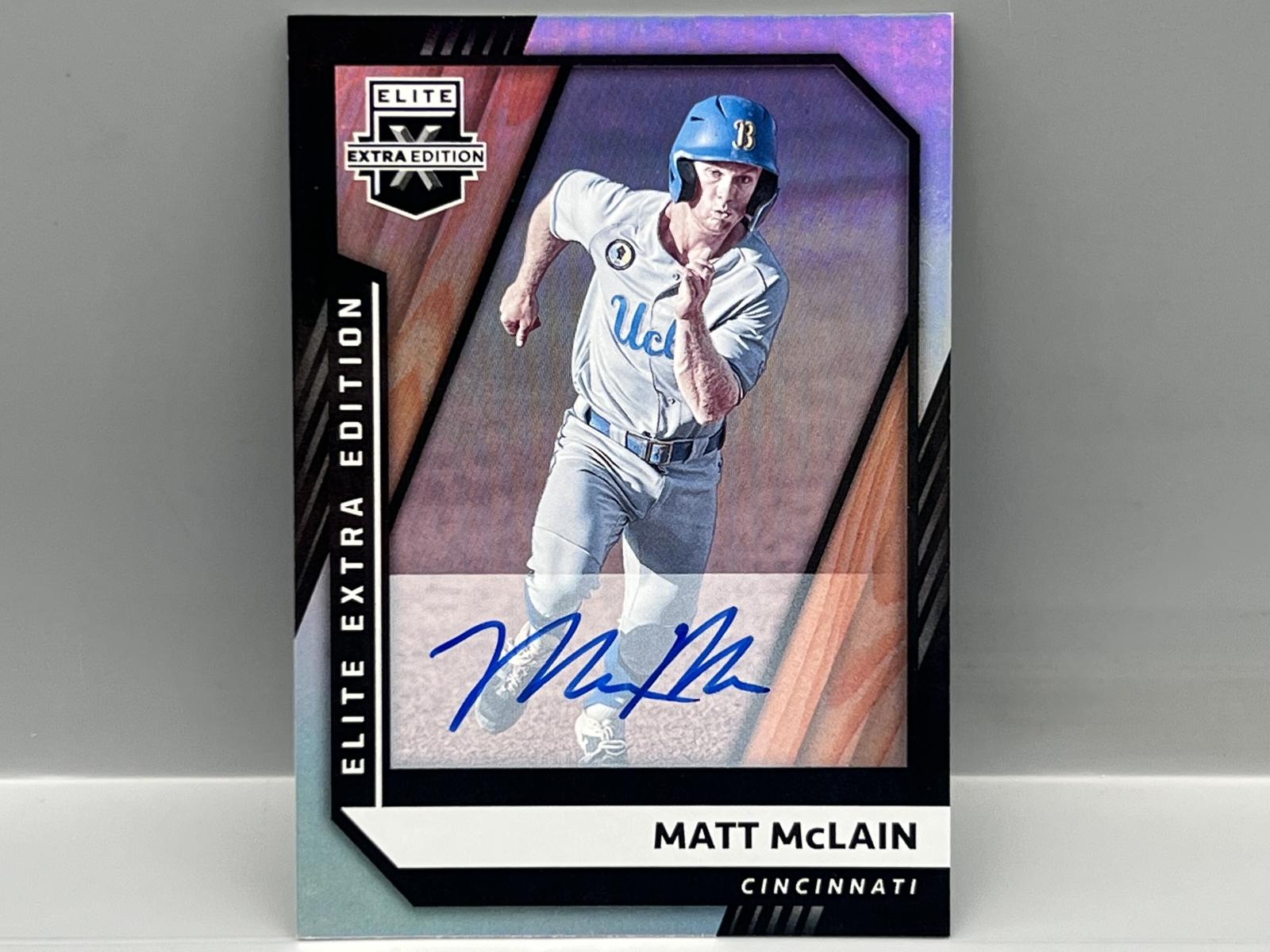 2021 Panini Elite Extra Edition Matt McClain Prospect/RC Auto #17