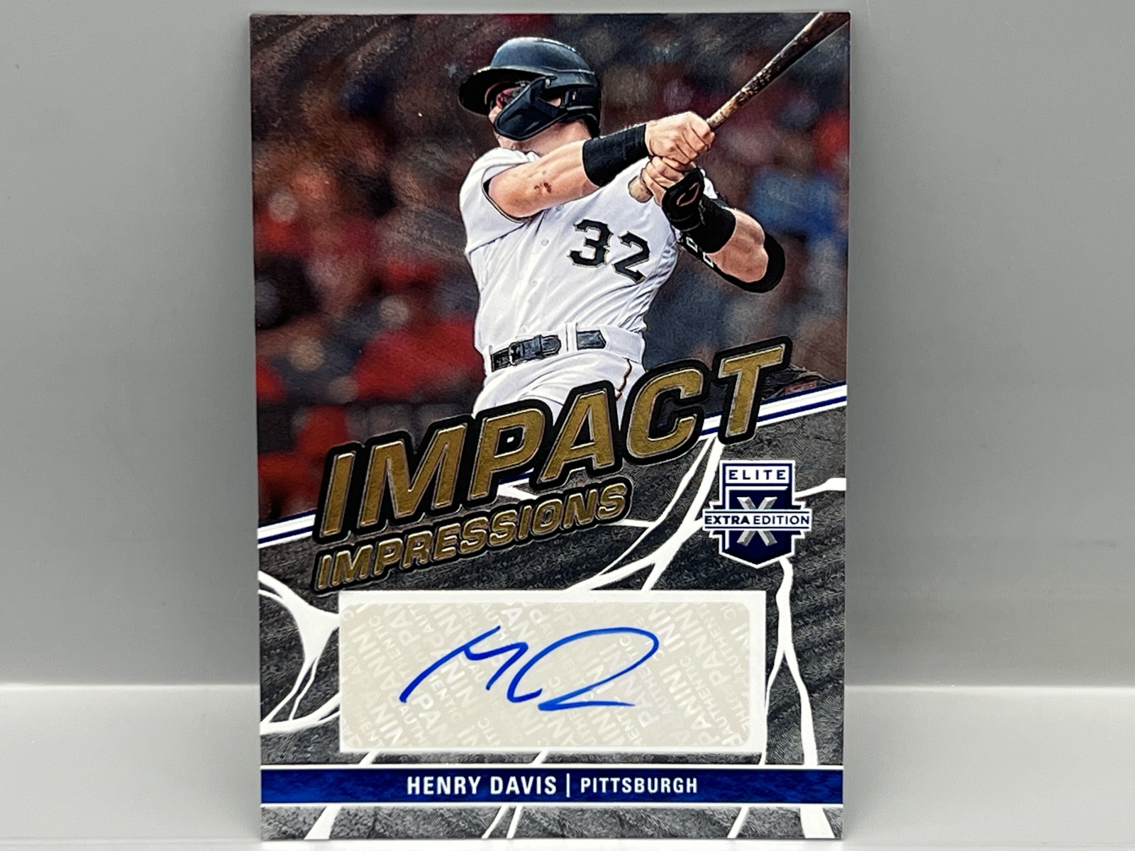 2023 Panini Elite Extra Edition Henry Davis Impact Impressions Prospect/RC Auto