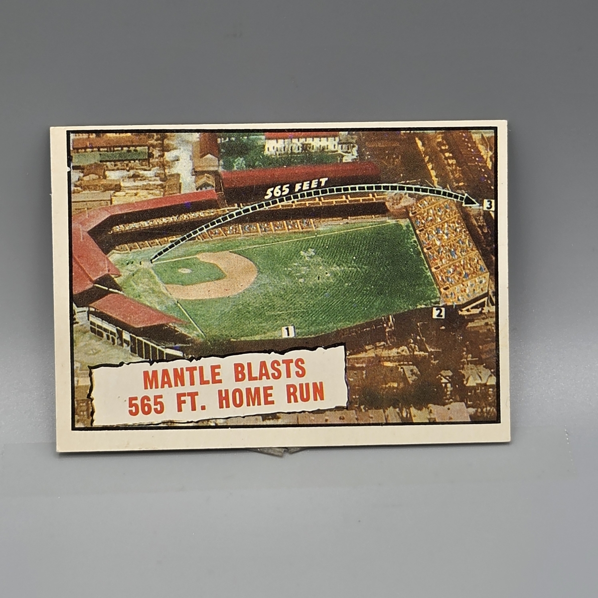 1961 Topps Mickey Mantle #406 HOF
