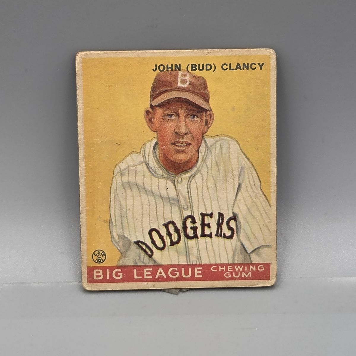 1933 Goudey John Clancy #32 Low Number