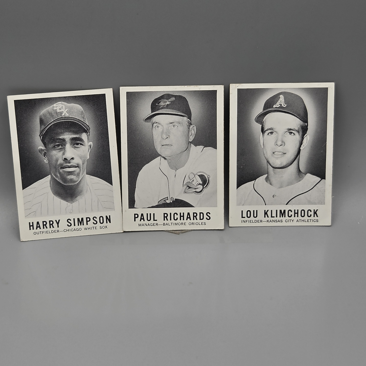 (3) 1960 Leaf Baseball Cards #81,112,116 Tough Issue
