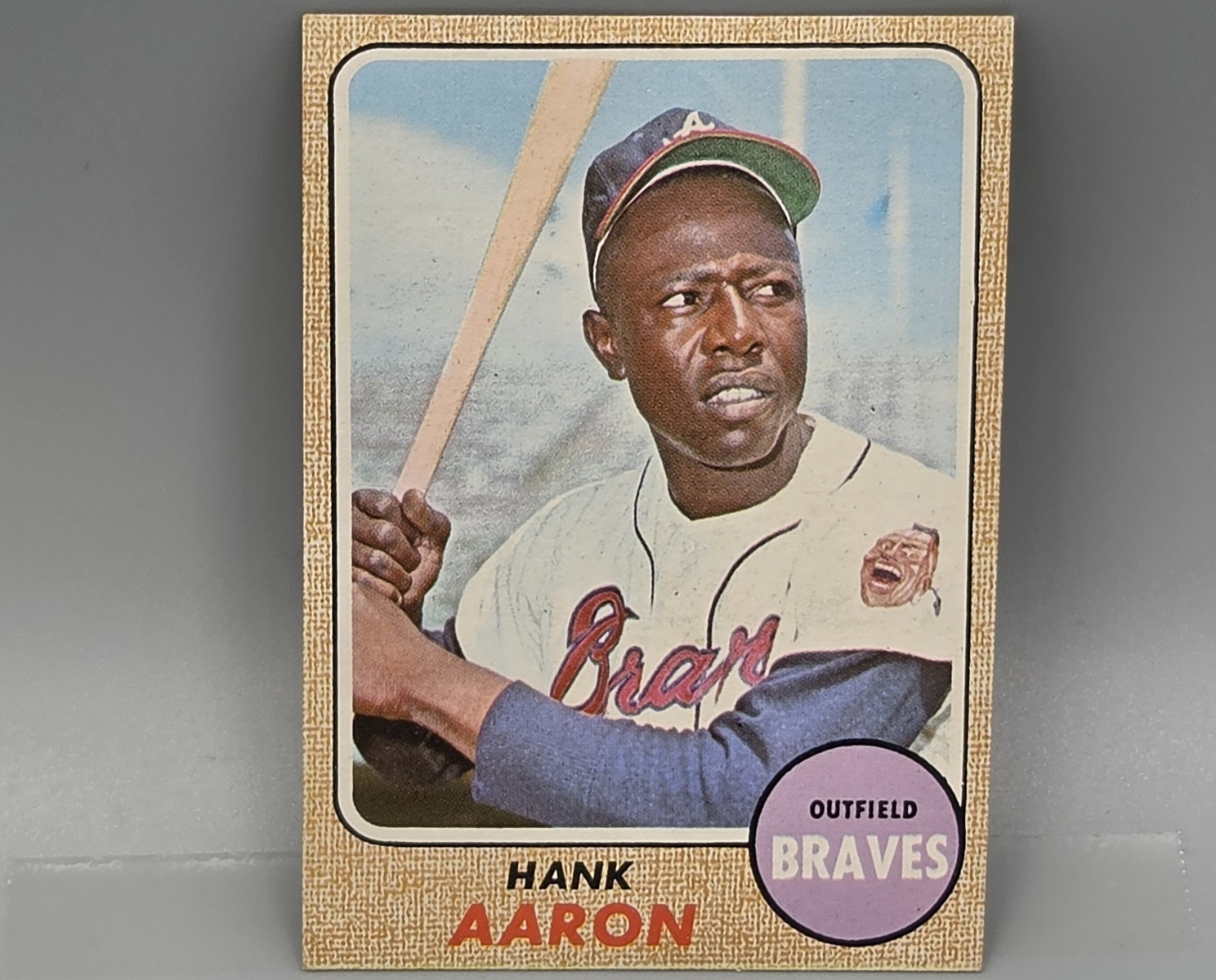 1968 Topps Hank Aaron #110 HOF Nice Centering