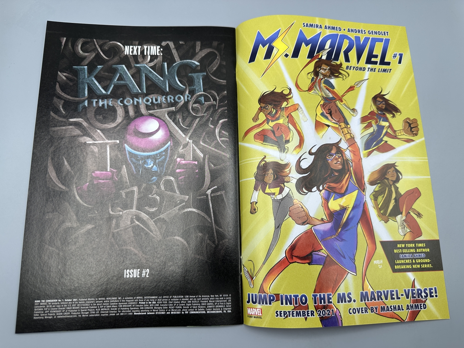 Marvel Comics Kang The Conqueror #1 (2021) - Variant Edition - Greg Land cover - Origin of Kang