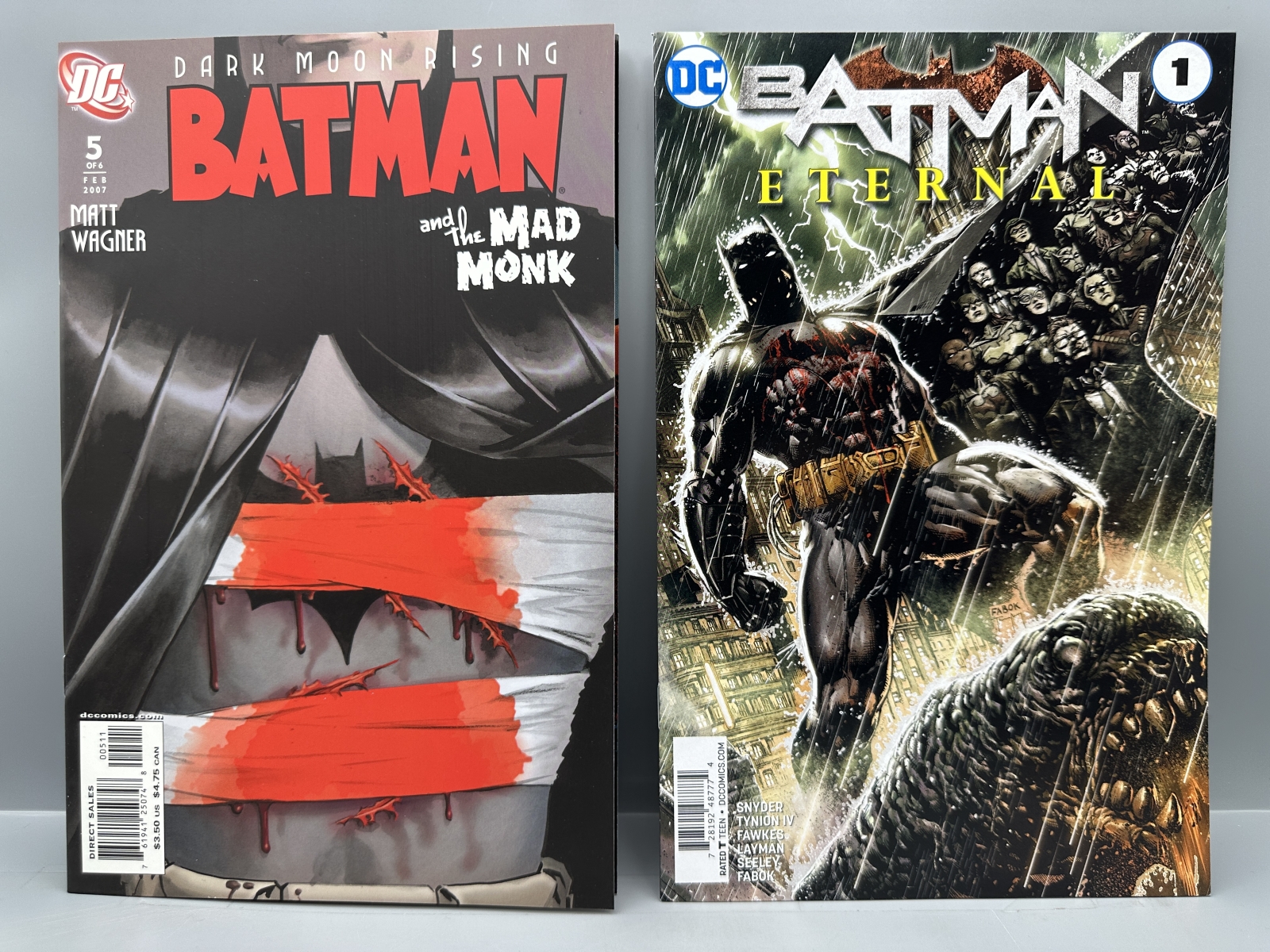 (4) DC Comics Batman Comic Books - Including Detective Comics #867 (2010), Batman Confidential #31 (2009), Batman and the Mad Monk #5 (2007)