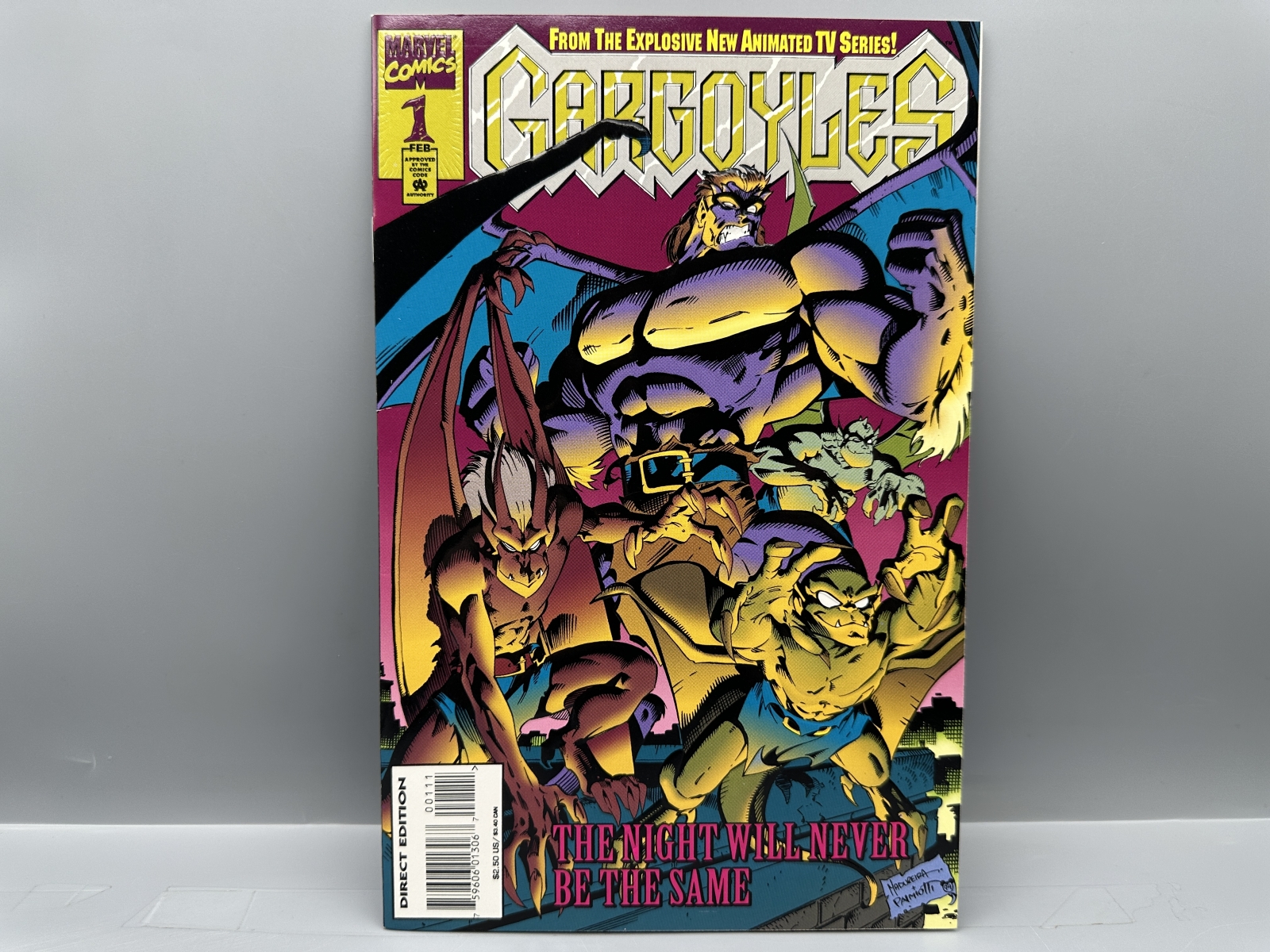 Marvel Comics Gargoyles #1 (1995) - Premiere issue - Joe Madureira cover art