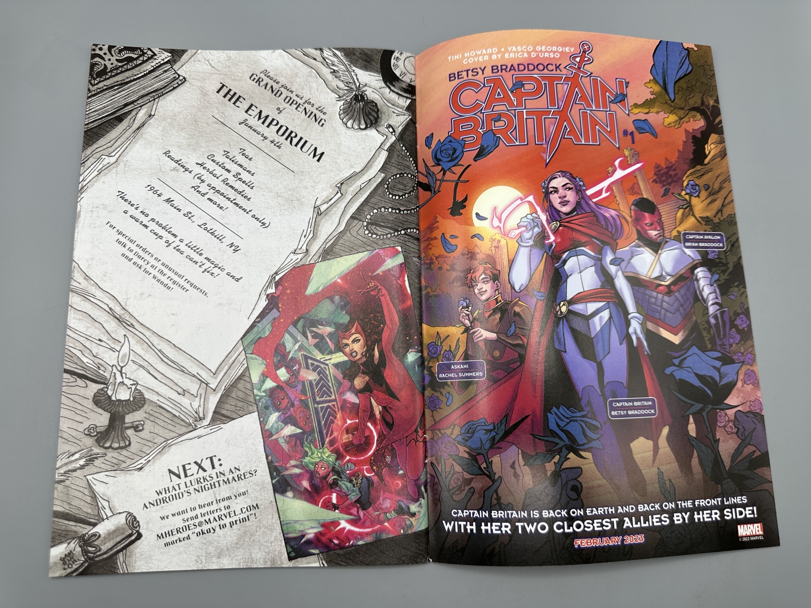 Marvel Comics Scarlet Witch #1 (2023) - Adam Hughes Classic Homage Variant Edition - Homage to Avengers #16