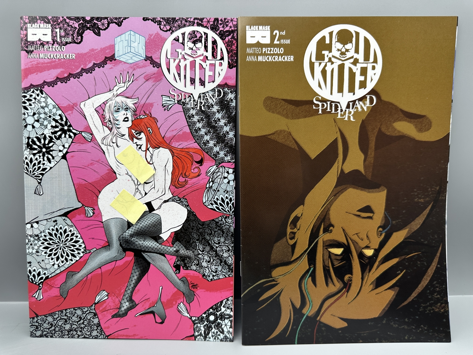 Black Mask Studios Lot of 6 Comics - 4 Kids Walk Into A Bank #1 (2016), Hecate's Will #1 (2021) and God Killer: Spiderland #1-2 (2021) - Var