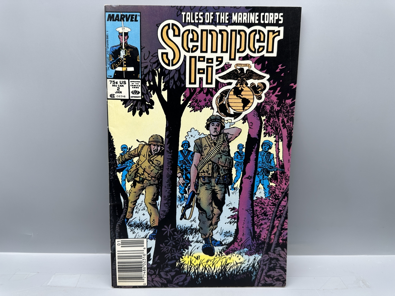 (7) 1988-1989 Marvel Comics Semper Fi' (Tales of the Marine Corps) - Marie Severin art