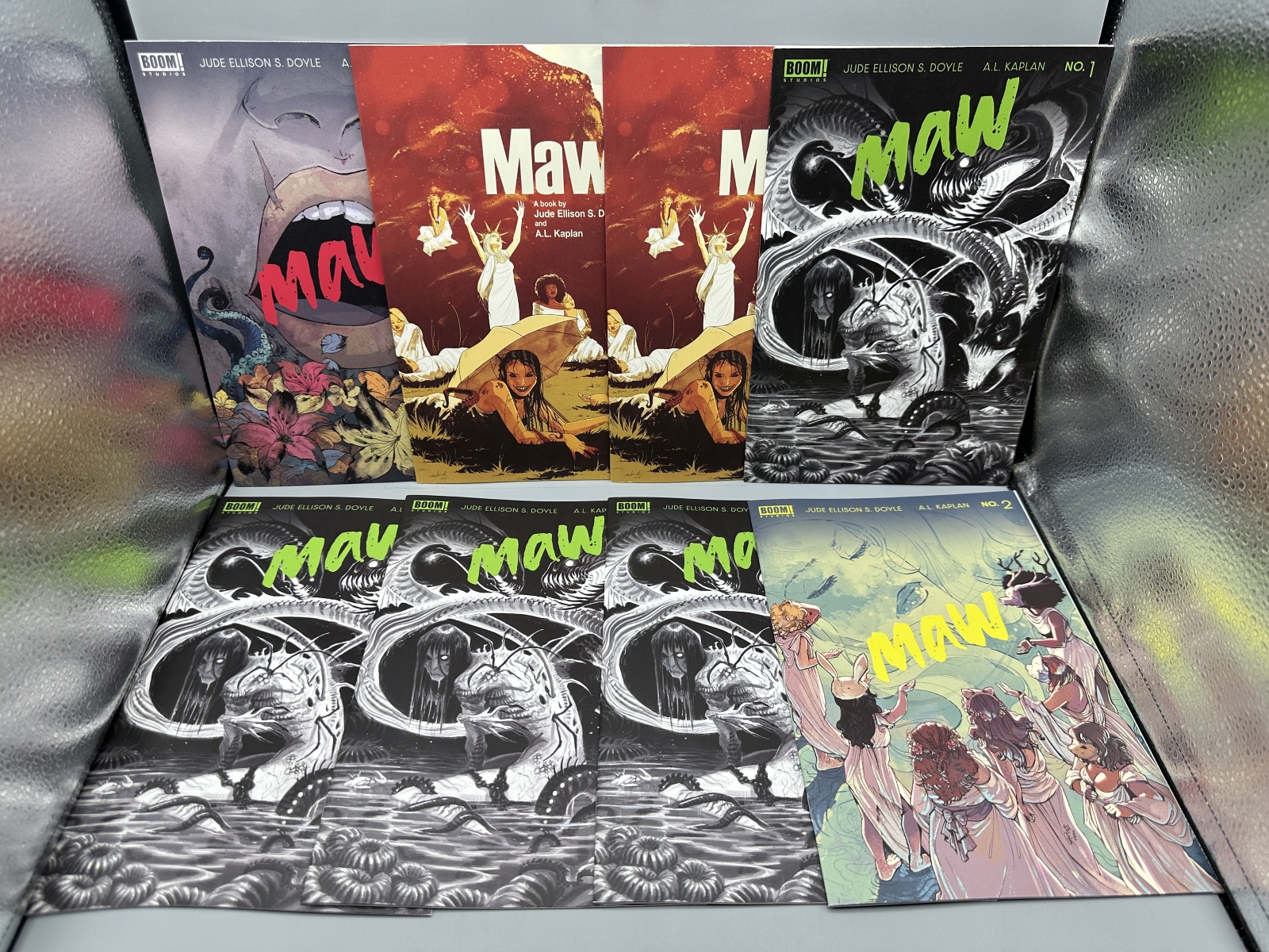 BOOM! Studios Maw #1 & #2 (2021) lot of 8 - Various Variant Covers