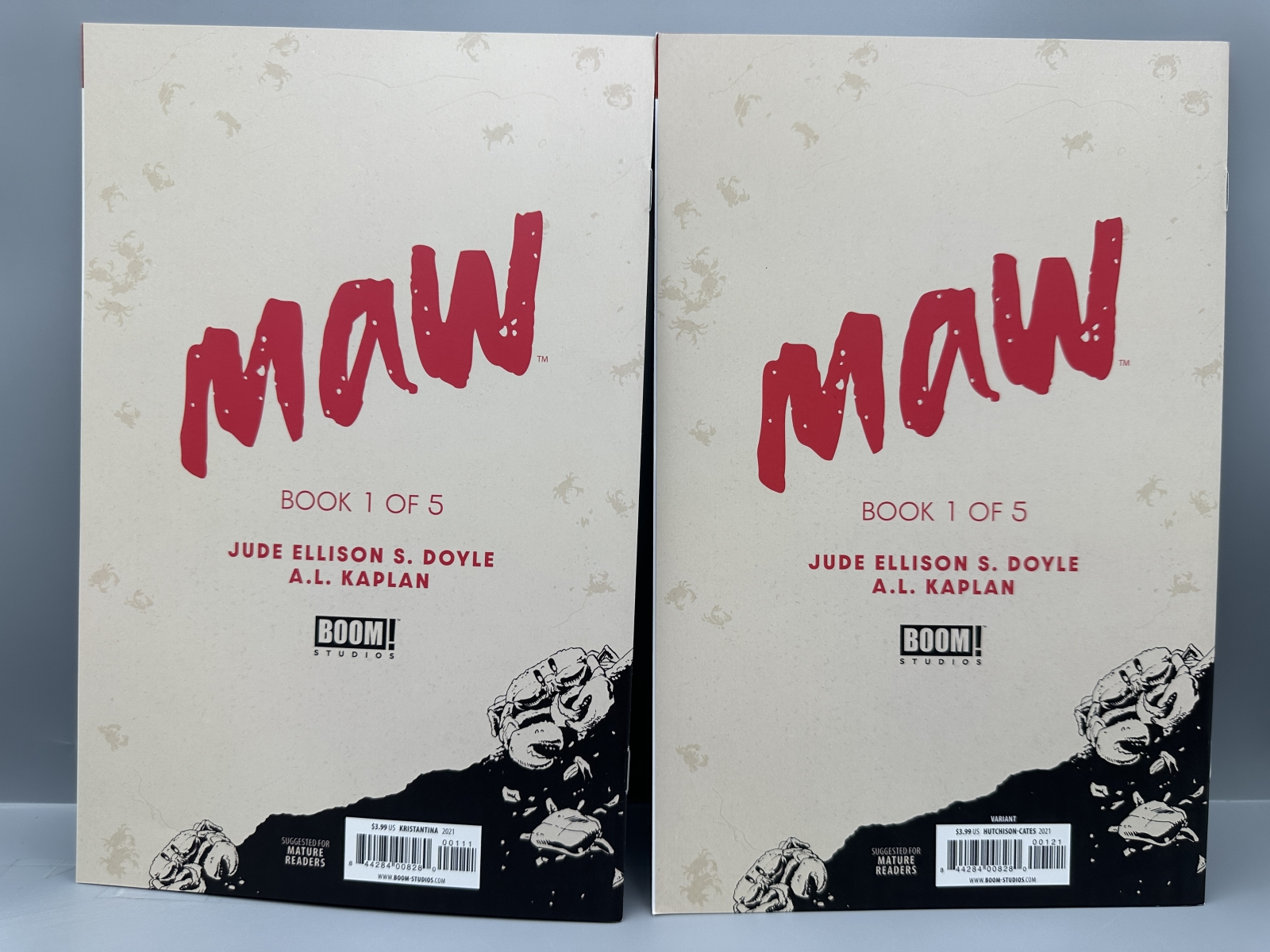BOOM! Studios Maw #1 & #2 (2021) lot of 8 - Various Variant Covers