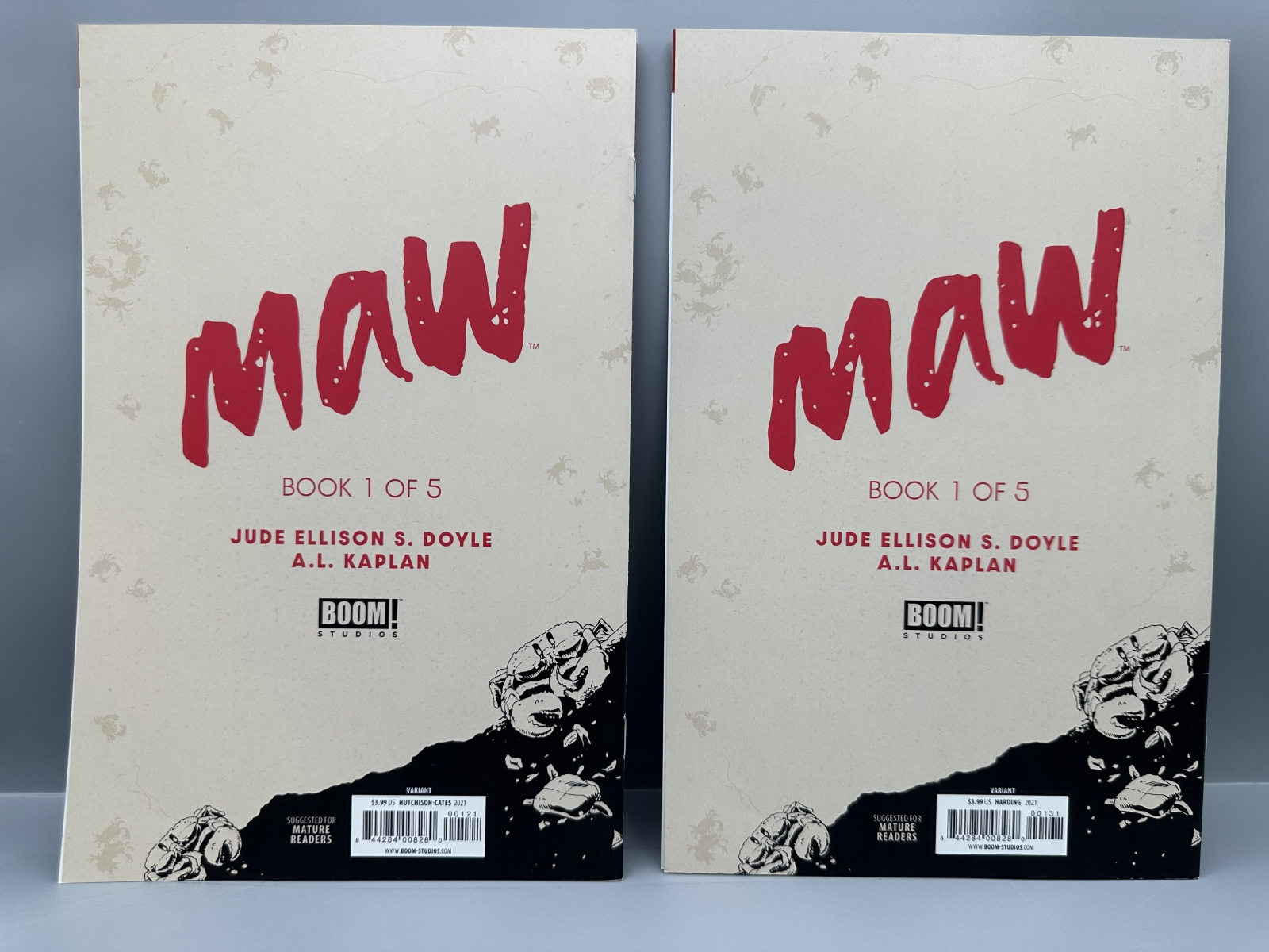 BOOM! Studios Maw #1 & #2 (2021) lot of 8 - Various Variant Covers
