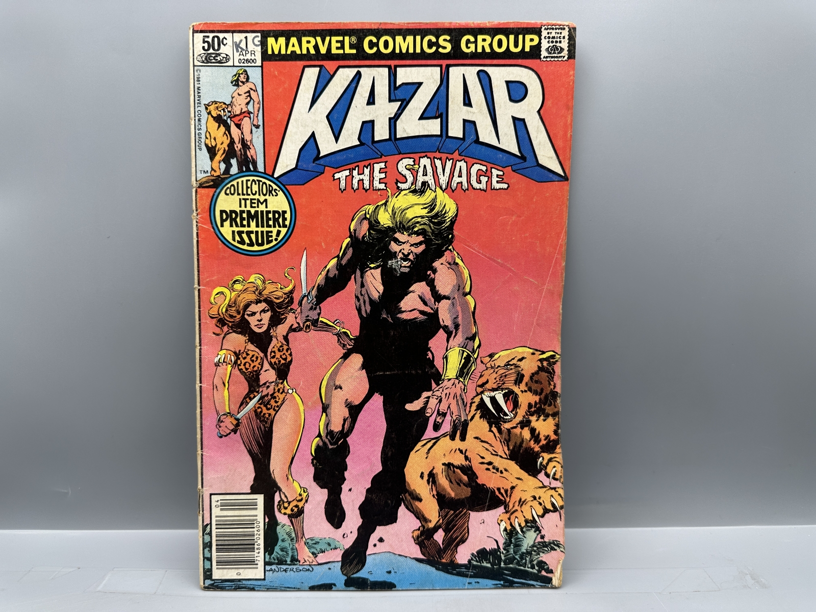 (7) Marvel, DC, Charlton, and Whitman Comics - Including Ka-Zar the Savage #1 premiere issue and Mister Miracle #16 Jack Kirby art