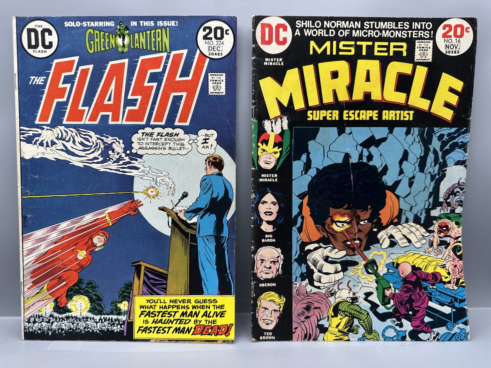 (7) Marvel, DC, Charlton, and Whitman Comics - Including Ka-Zar the Savage #1 premiere issue and Mister Miracle #16 Jack Kirby art