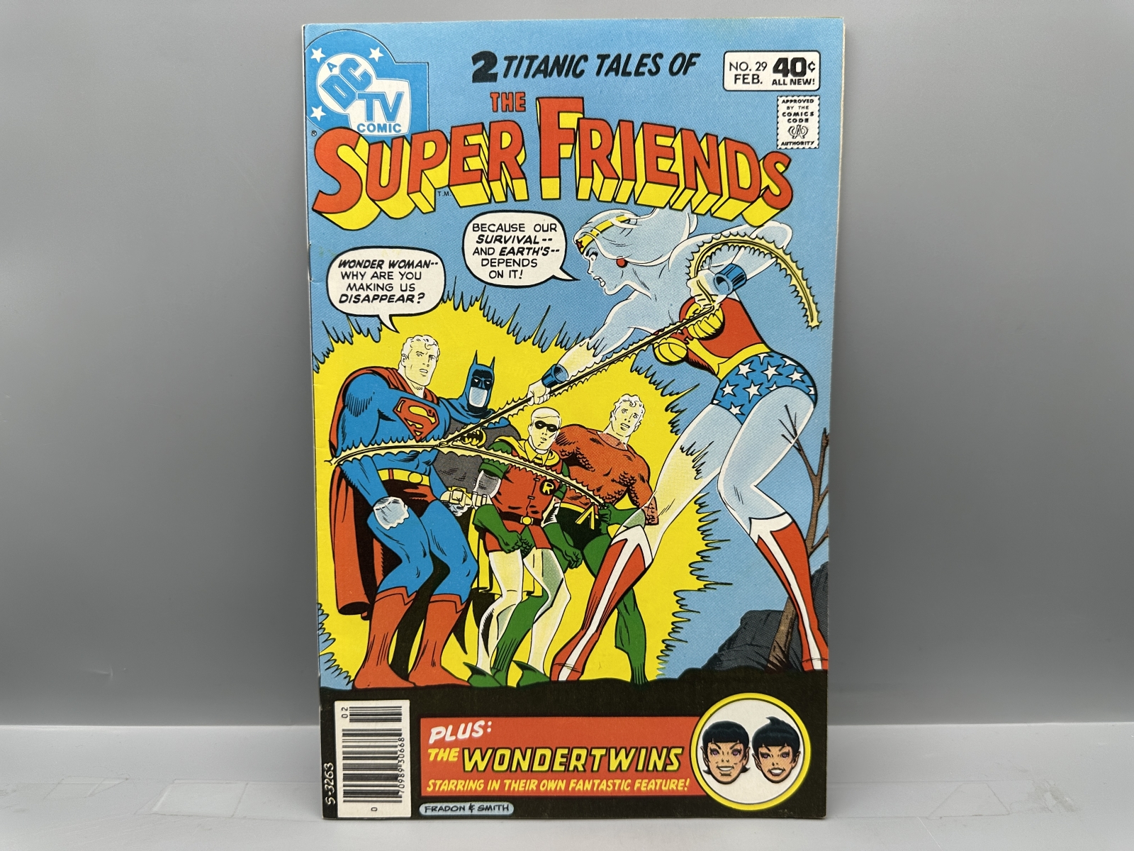 1980 DC Comics The Super Friends #29 & 1984 Super Powers #2 - Wonder Twins feature and Jack Kirby art