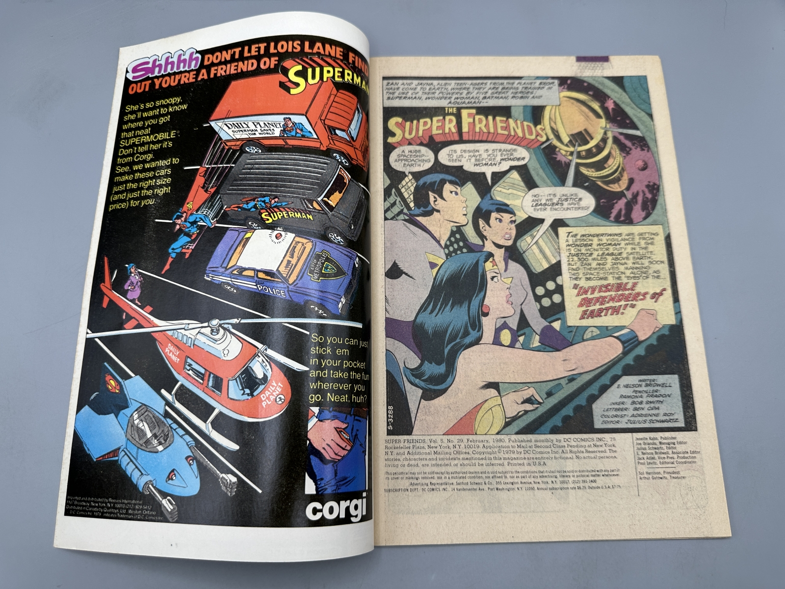 1980 DC Comics The Super Friends #29 & 1984 Super Powers #2 - Wonder Twins feature and Jack Kirby art