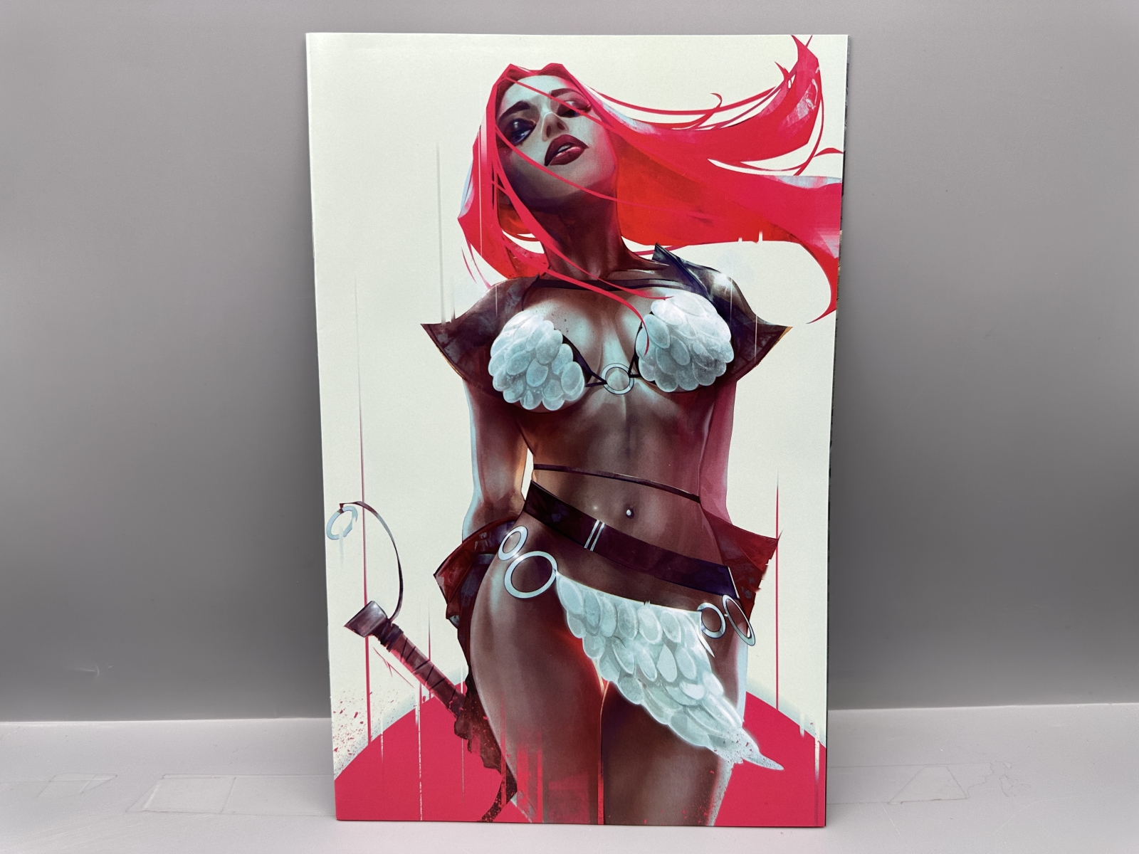 Dynamite Entertainment Red Sonja #1 (2023) - The 616 Comics Exclusive Virgin Variant - Art by Ivan Tao - 50th Anniversary Issue