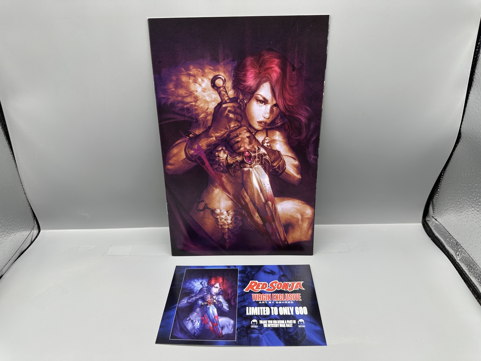 Dynamite Entertainment Red Sonja #1 (2023) - Osh Red Virgin Exclusive Variant - Limited to 600 copies