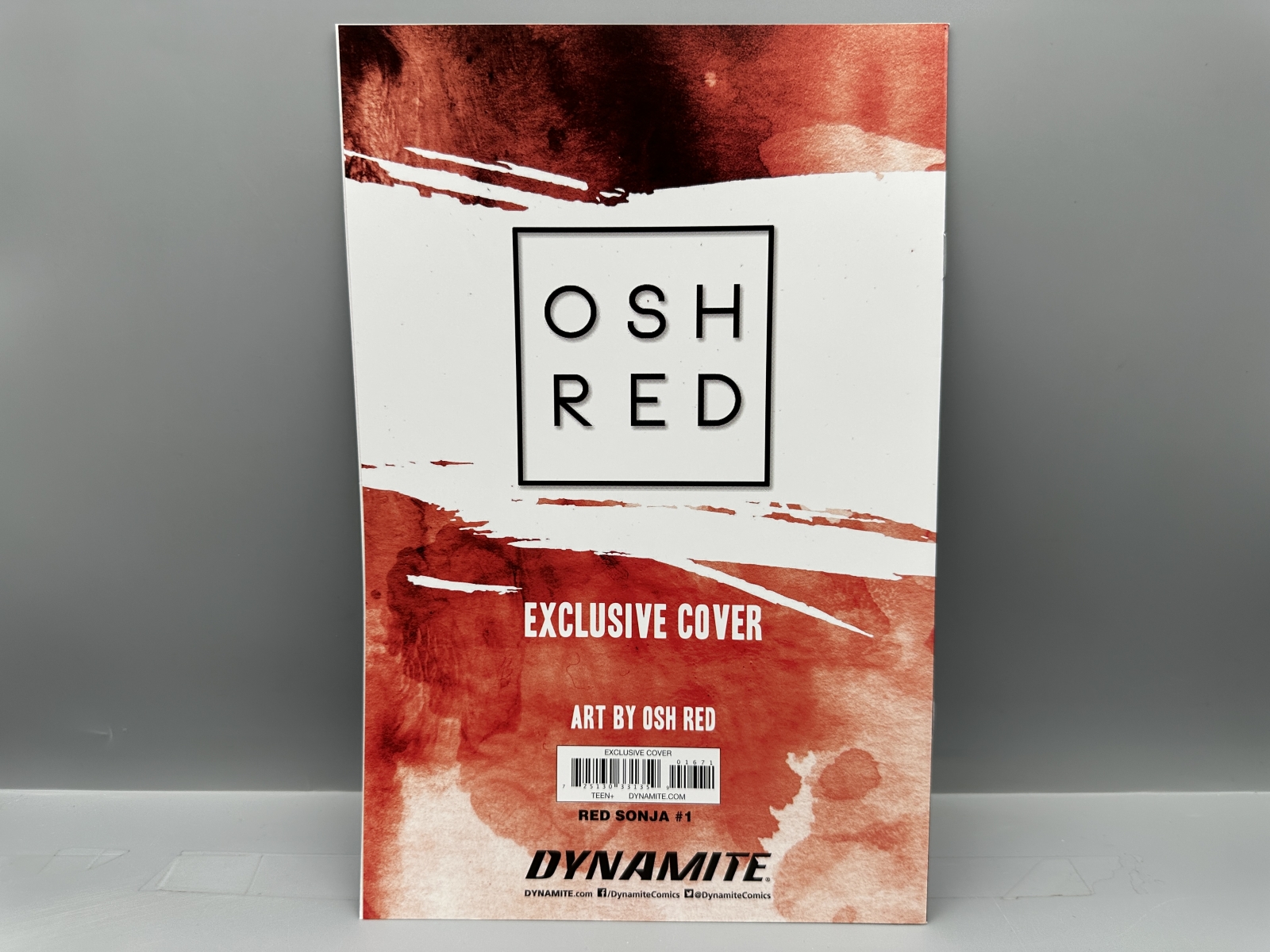 Dynamite Entertainment Red Sonja #1 (2023) - Osh Red Virgin Exclusive Variant - Limited to 600 copies