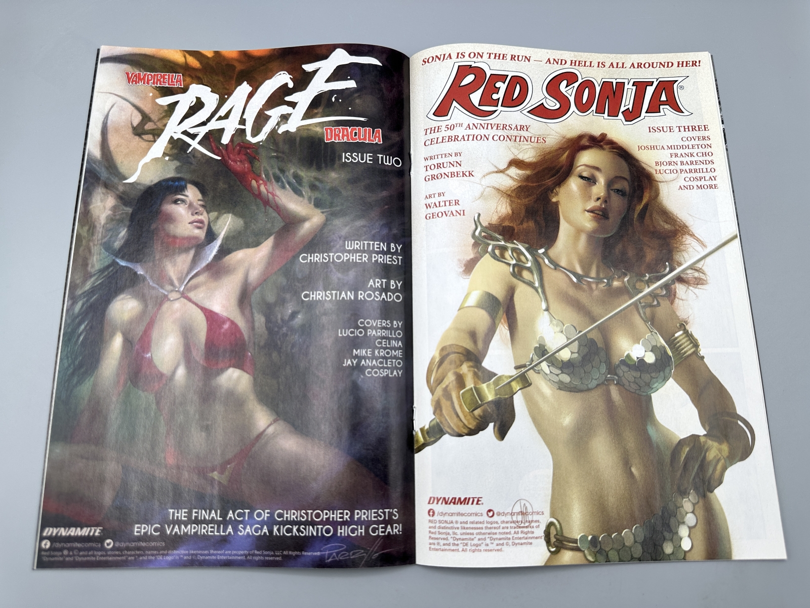 Dynamite Entertainment Red Sonja #1 (2023) - 50th Anniversary - Carla Cohen 616 Comics Exclusive Virgin Variant Cover