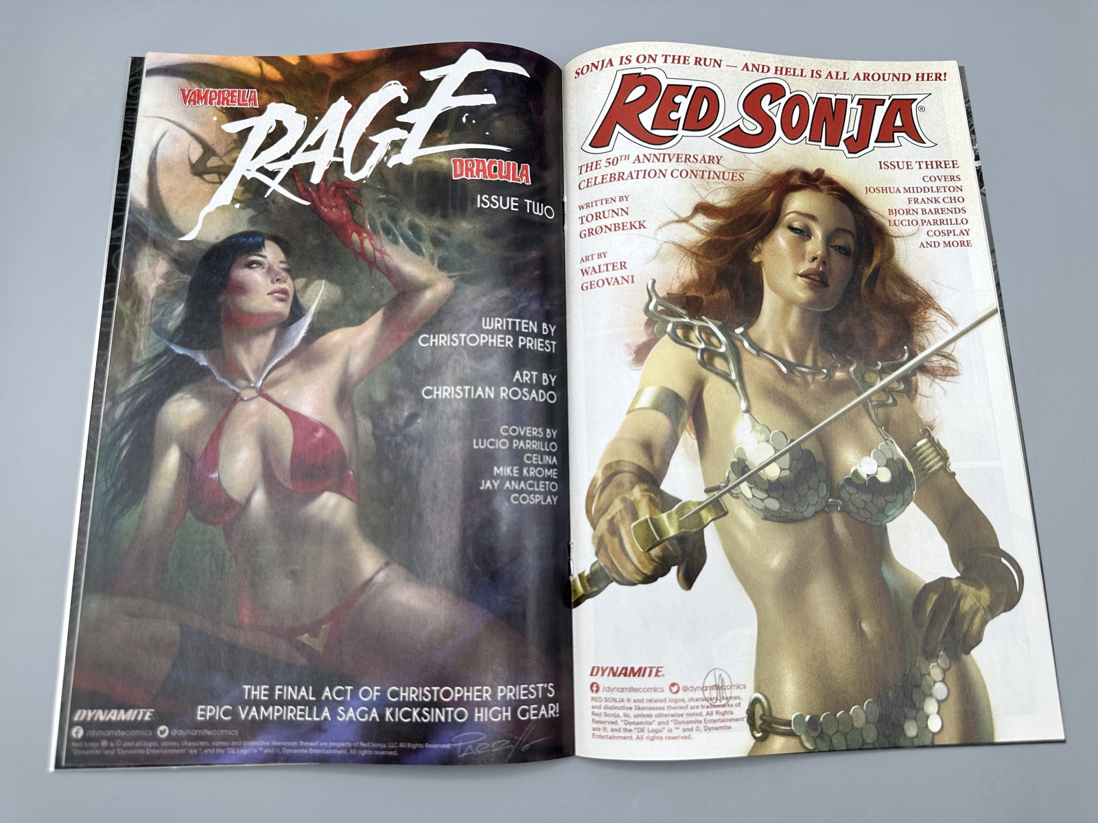 Dynamite Entertainment Red Sonja #1 (2023) - 50th Anniversary - Carla Cohen Exclusive Metal Variant - Metal cover