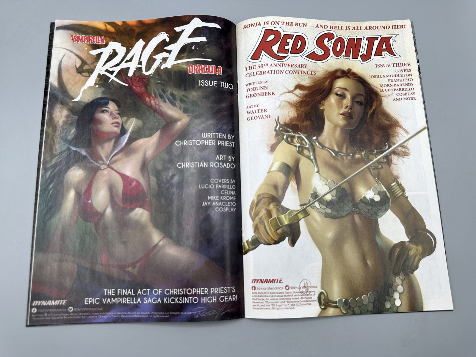 Dynamite Entertainment Red Sonja #1 (2023) - 50th Anniversary Issue - Marco Turini 616 Comics Exclusive Virgin Variant