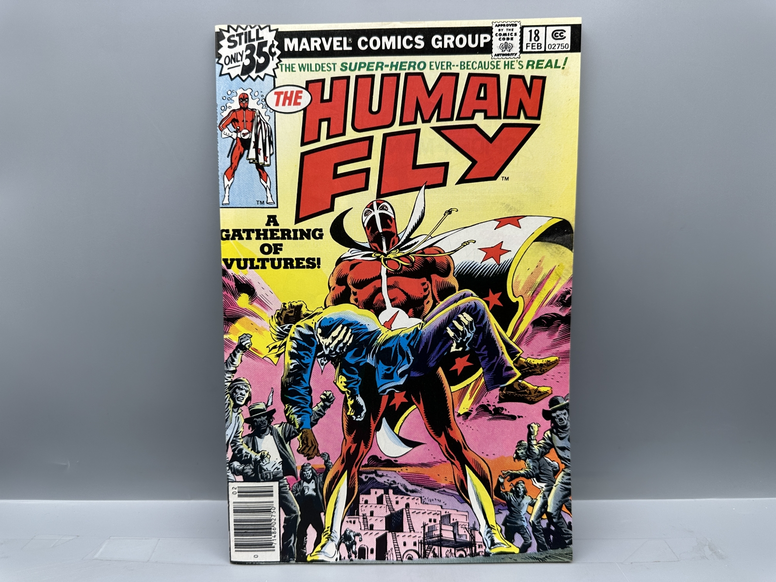 1979 Marvel Comics Group The Human Fly #18 & 1978 Captain Marvel #54 - Features Nitro the Exploding Man