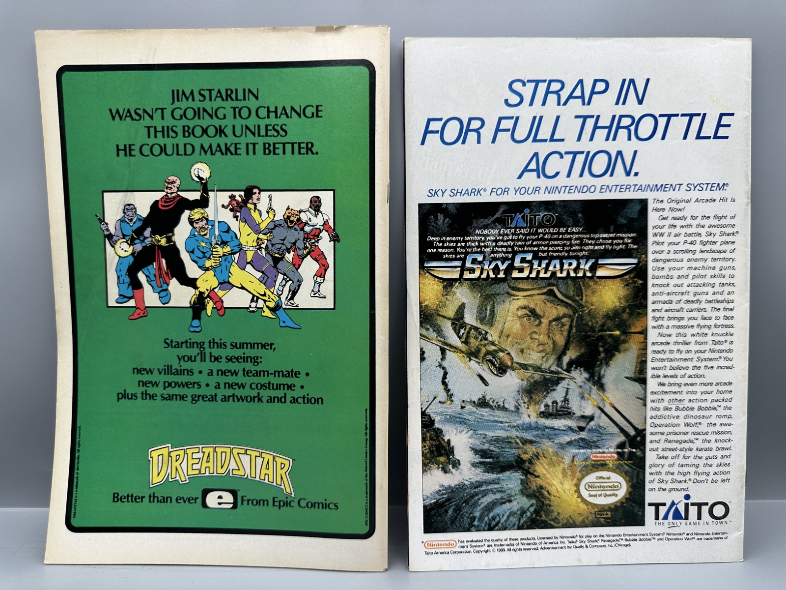 (7) Marvel Comic Books - Includes The Incredible Hulk #335 (1987), X-Men #186 (1984), and The Uncanny X-Men #259 (1990)