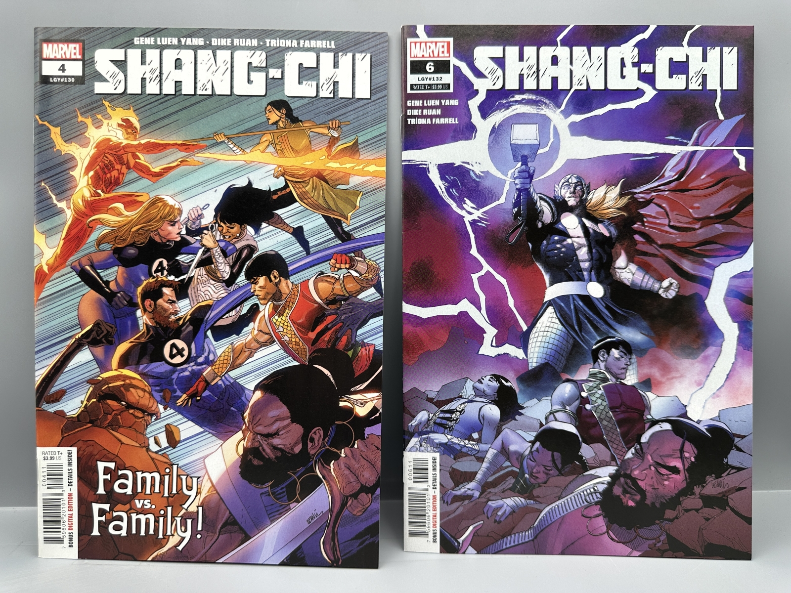 Marvel Comics Shang-Chi #1, 3, 4 & 6 (2021-2022) - Includes Store Exclusive Venomized Variant and Wolverine Sketch Variant
