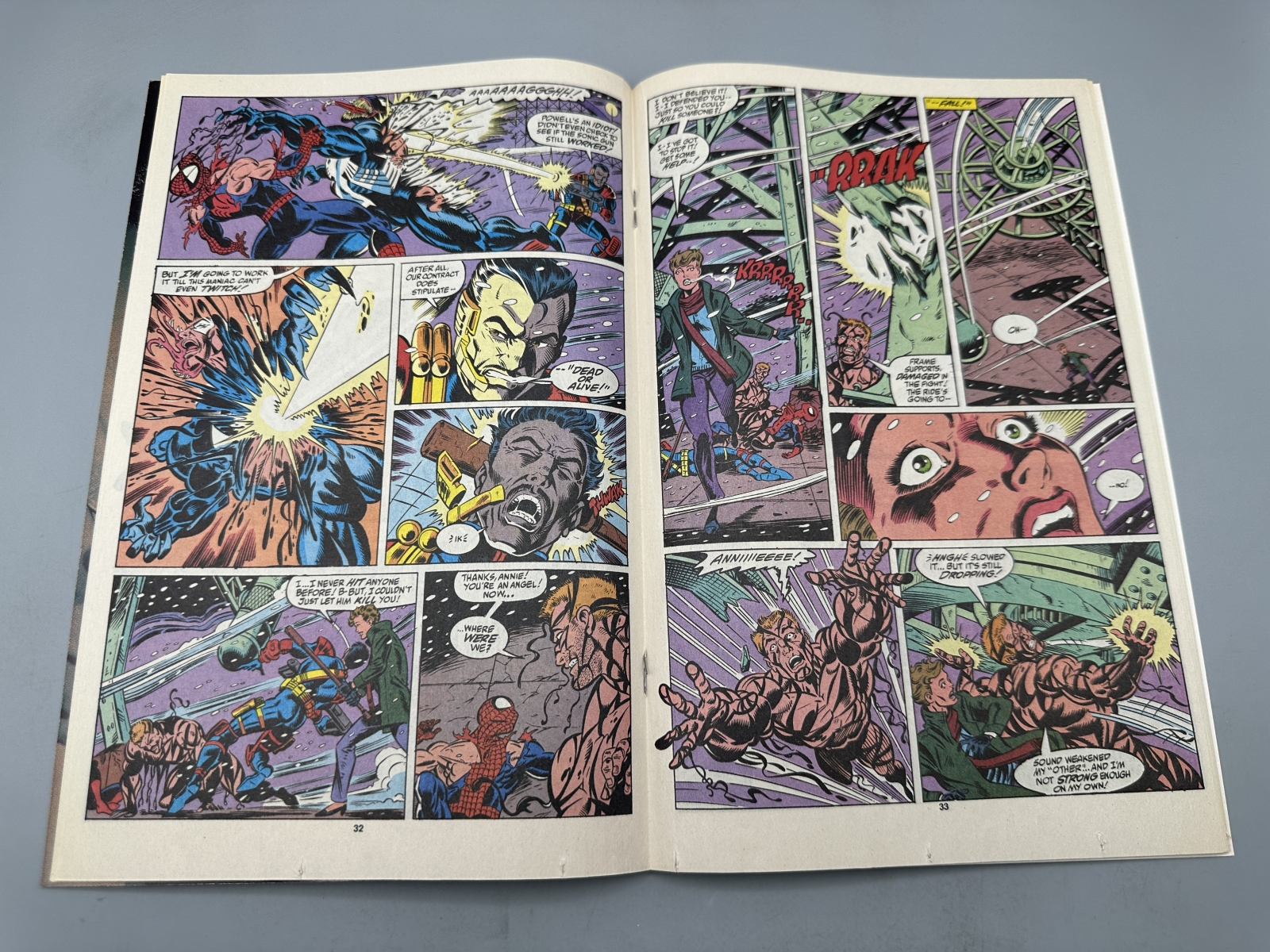 1993 Marvel Comics The Amazing Spider-Man #375 - 30th Anniversary Gold Foil Edition - Spider-Man vs. Venom - Mark Bagley art