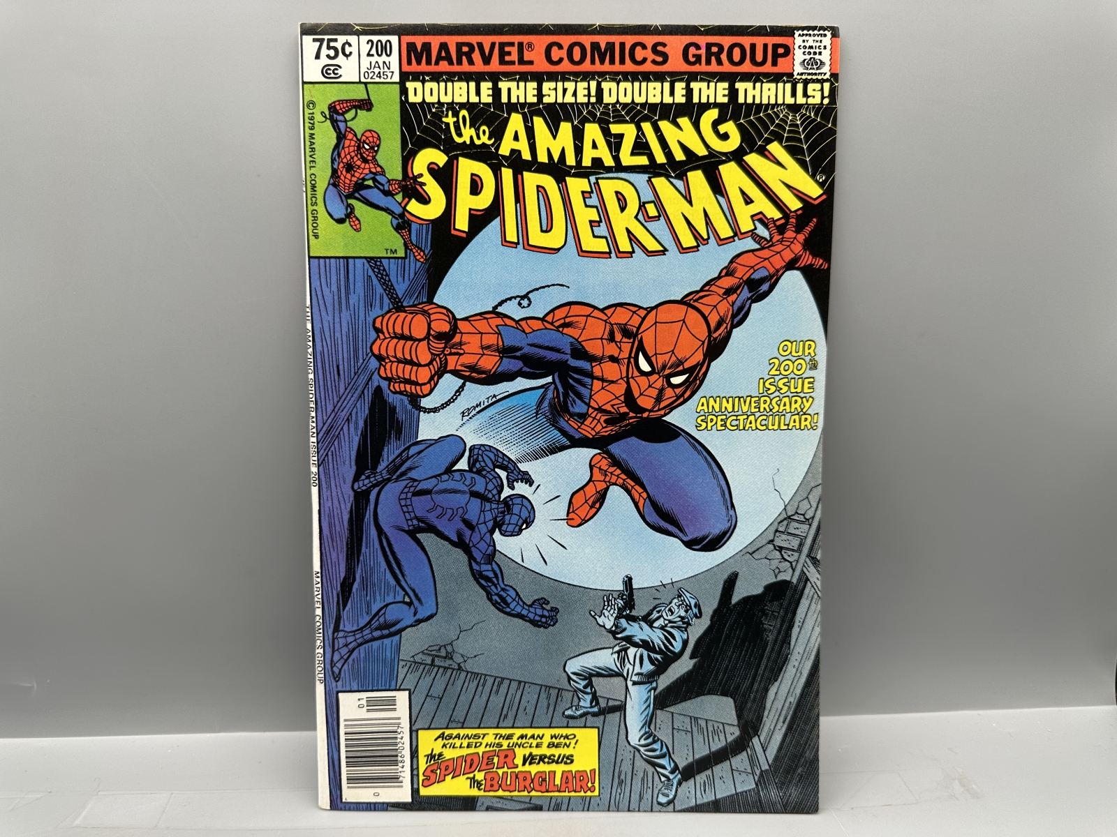 1980 Marvel Comics The Amazing Spider-Man #200 - 200th Issue Anniversary Spectacular - Death of the Burglar who killed Uncle Ben - John Romi